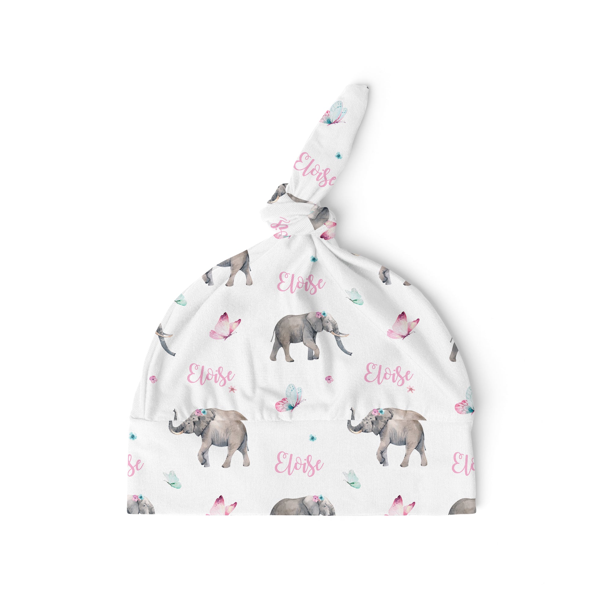 Elephant Springtime - Personalised Beanie