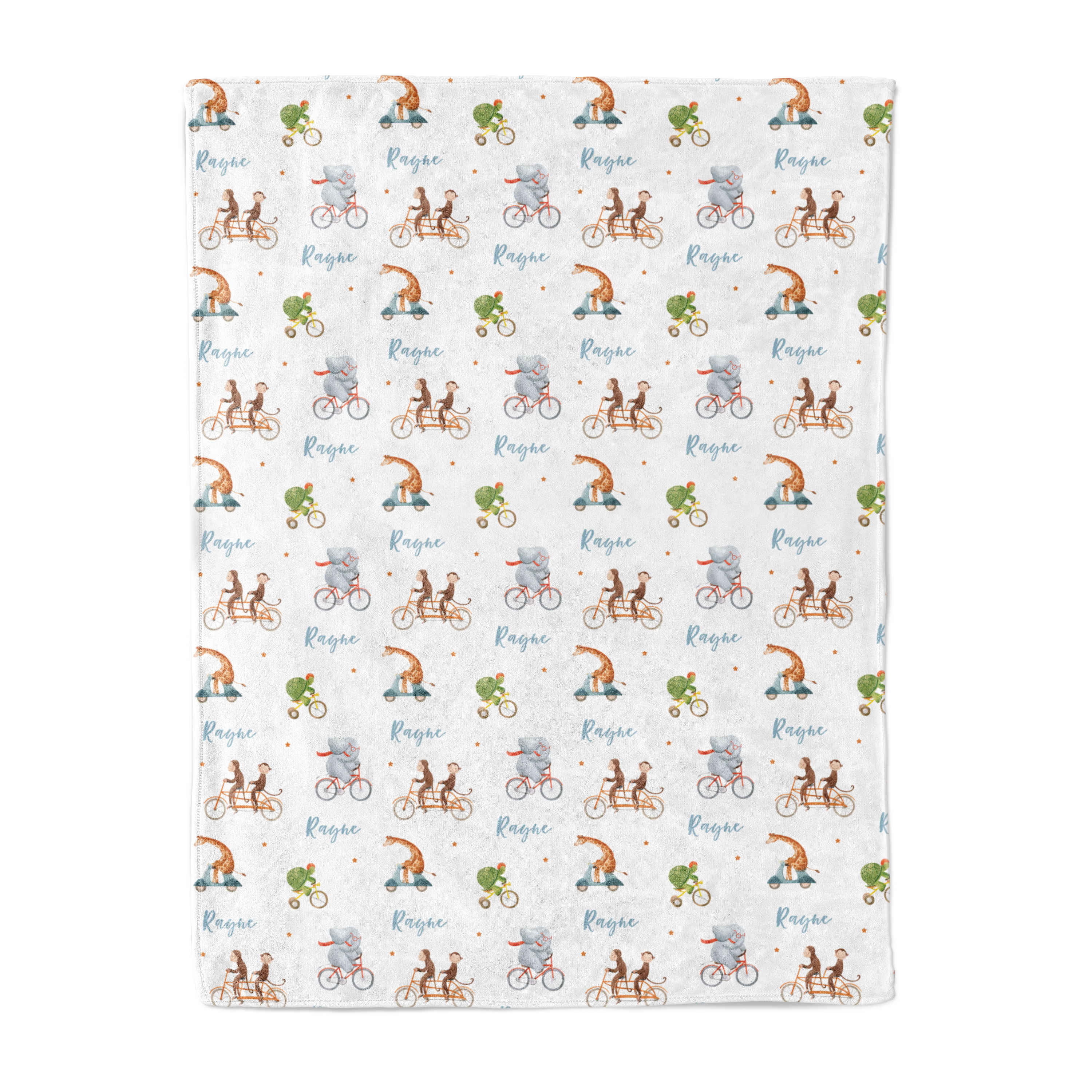Bicycle Pals - Personalised Keepsake Blanket