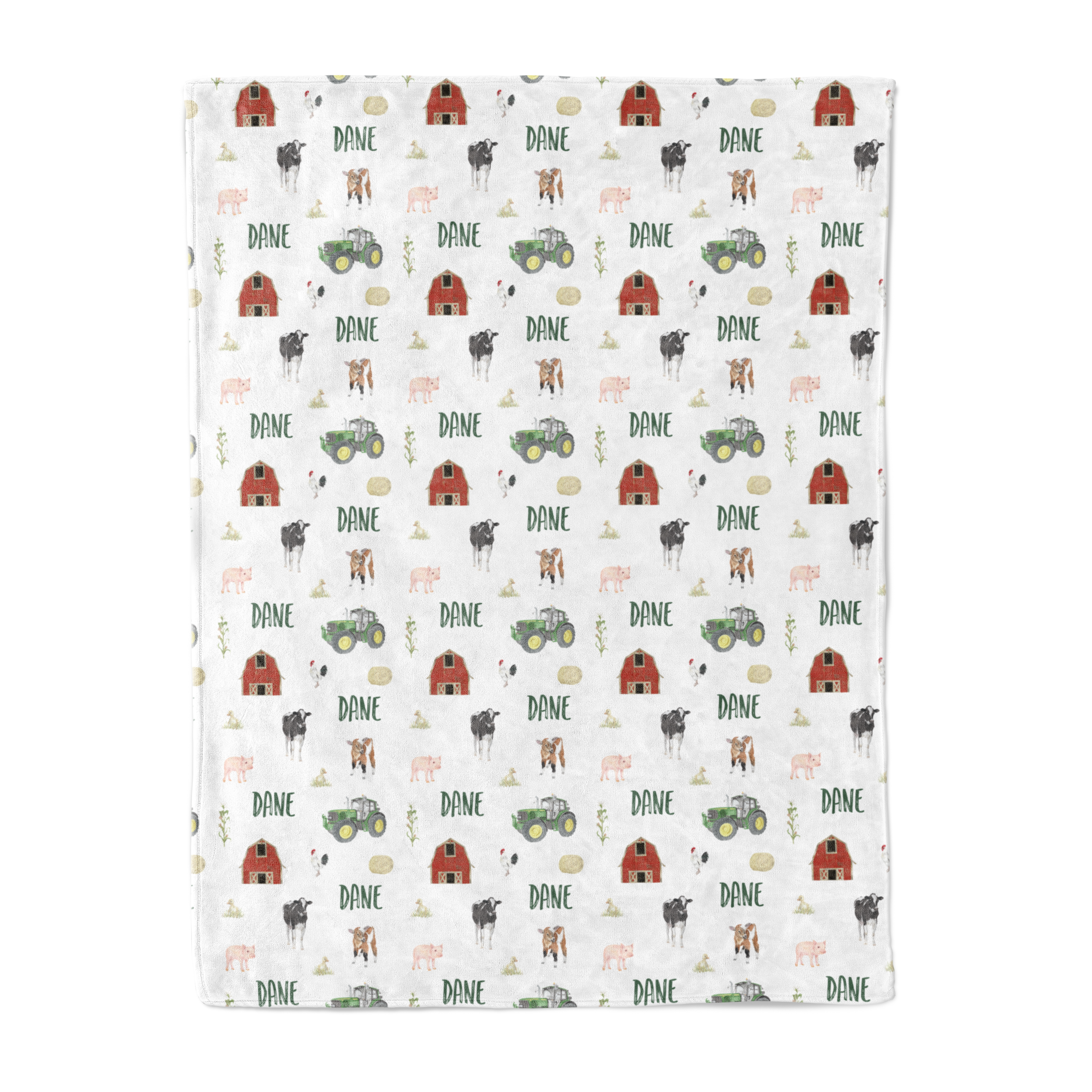 Tractors - Personalised Keepsake Blanket