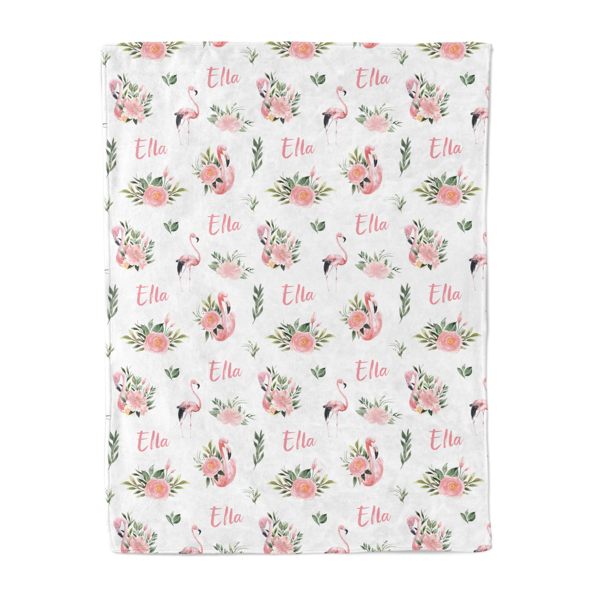 Flamingo - Personalised Keepsake Blanket