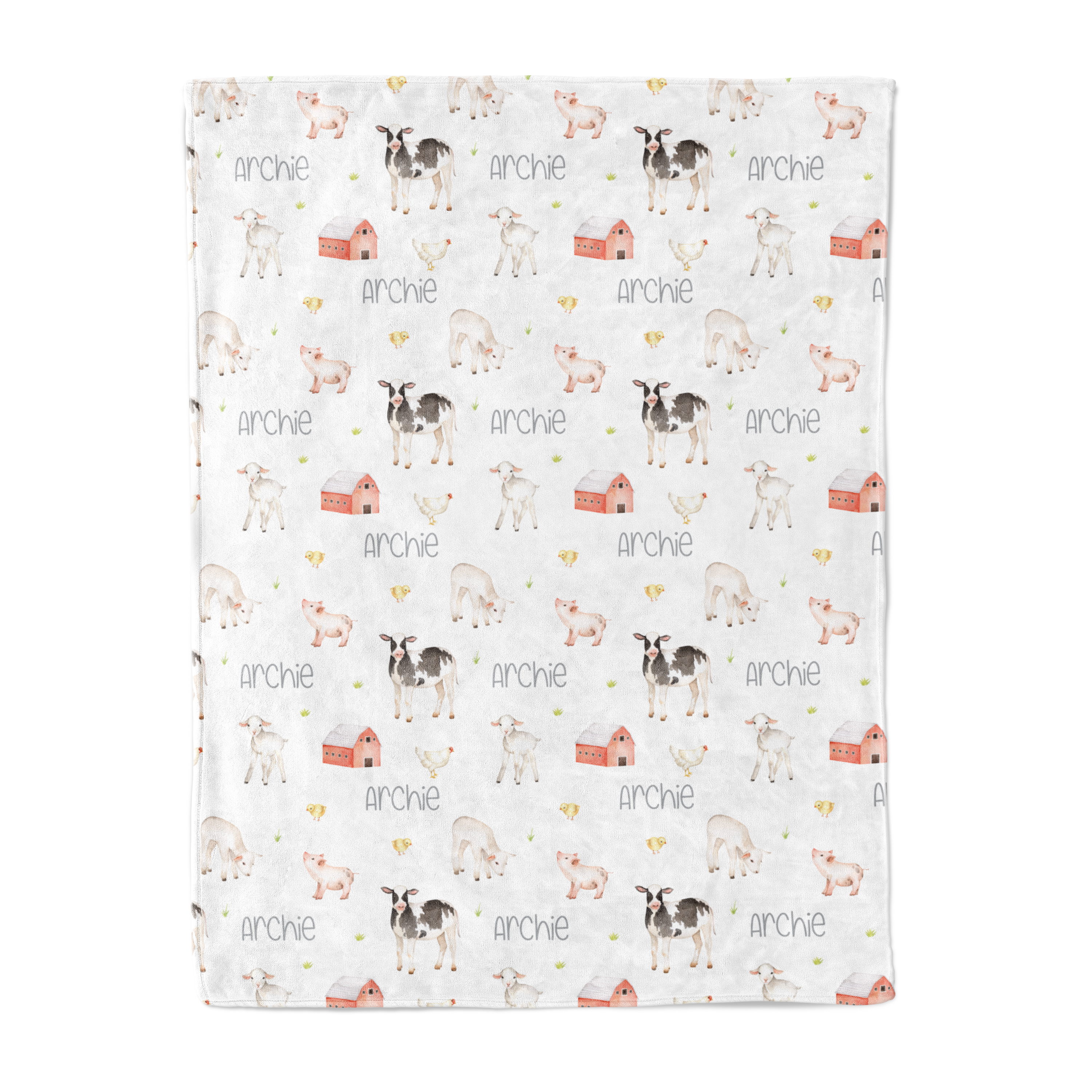 On the Farm - Personalised Keepsake Blanket