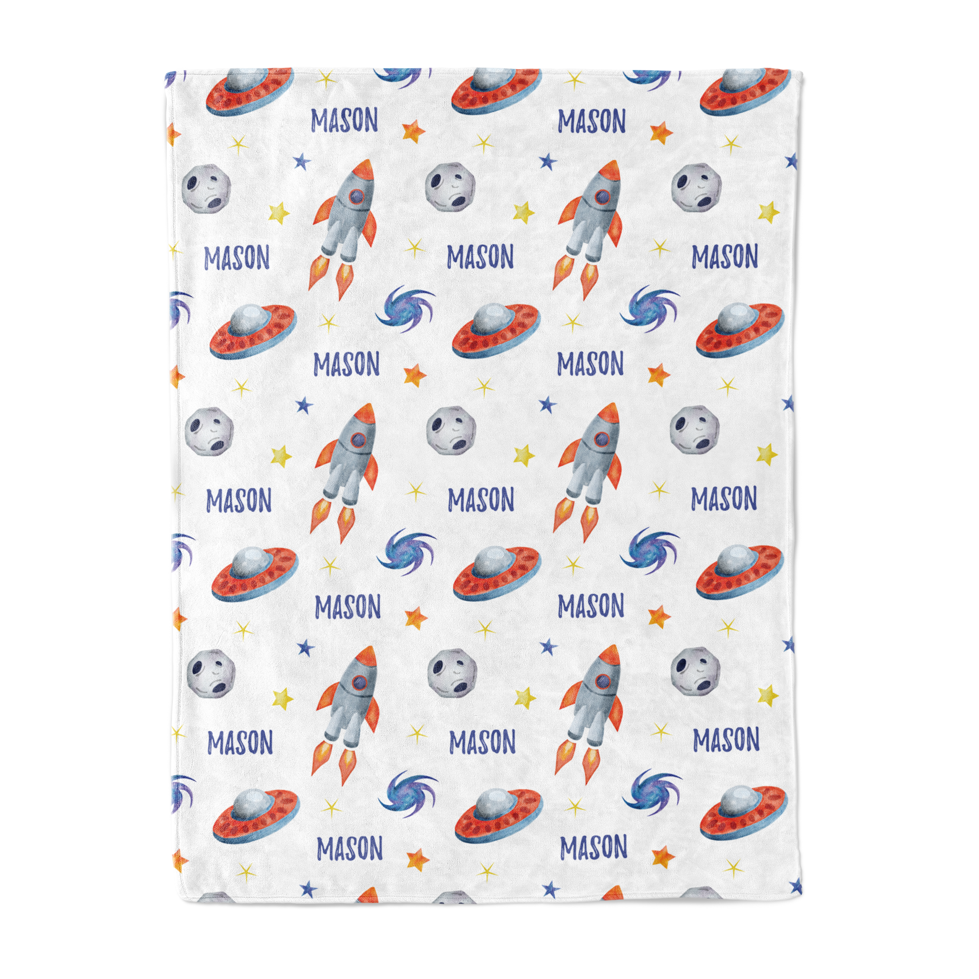 Outer Space - Personalised Keepsake Blanket