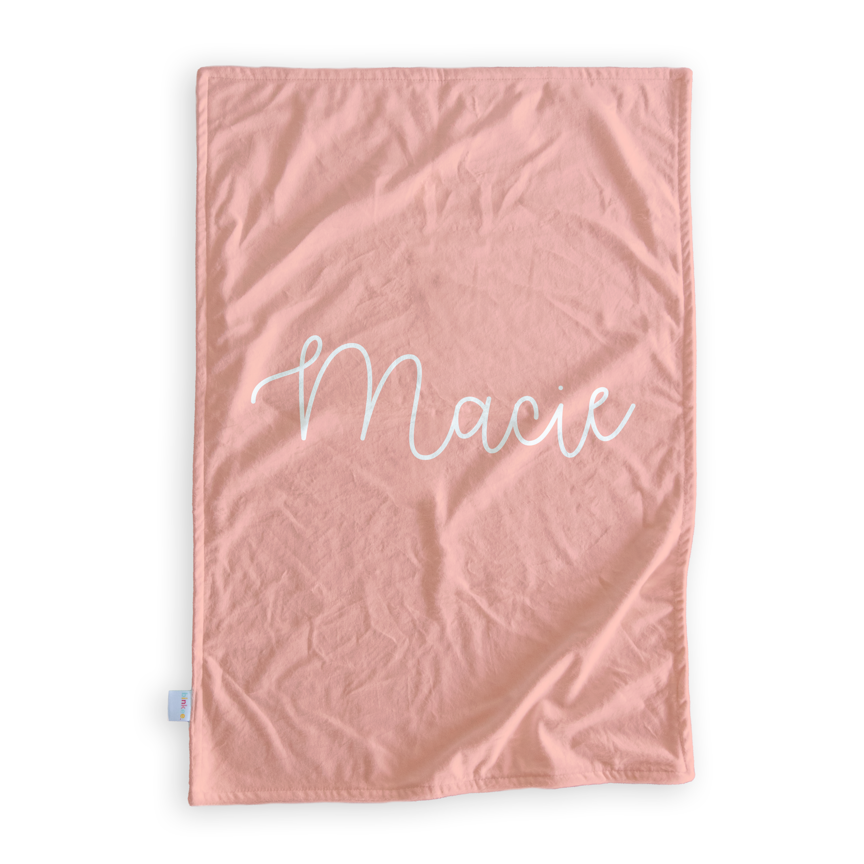 Bunnies (Pink) - Personalised Minky Blanket