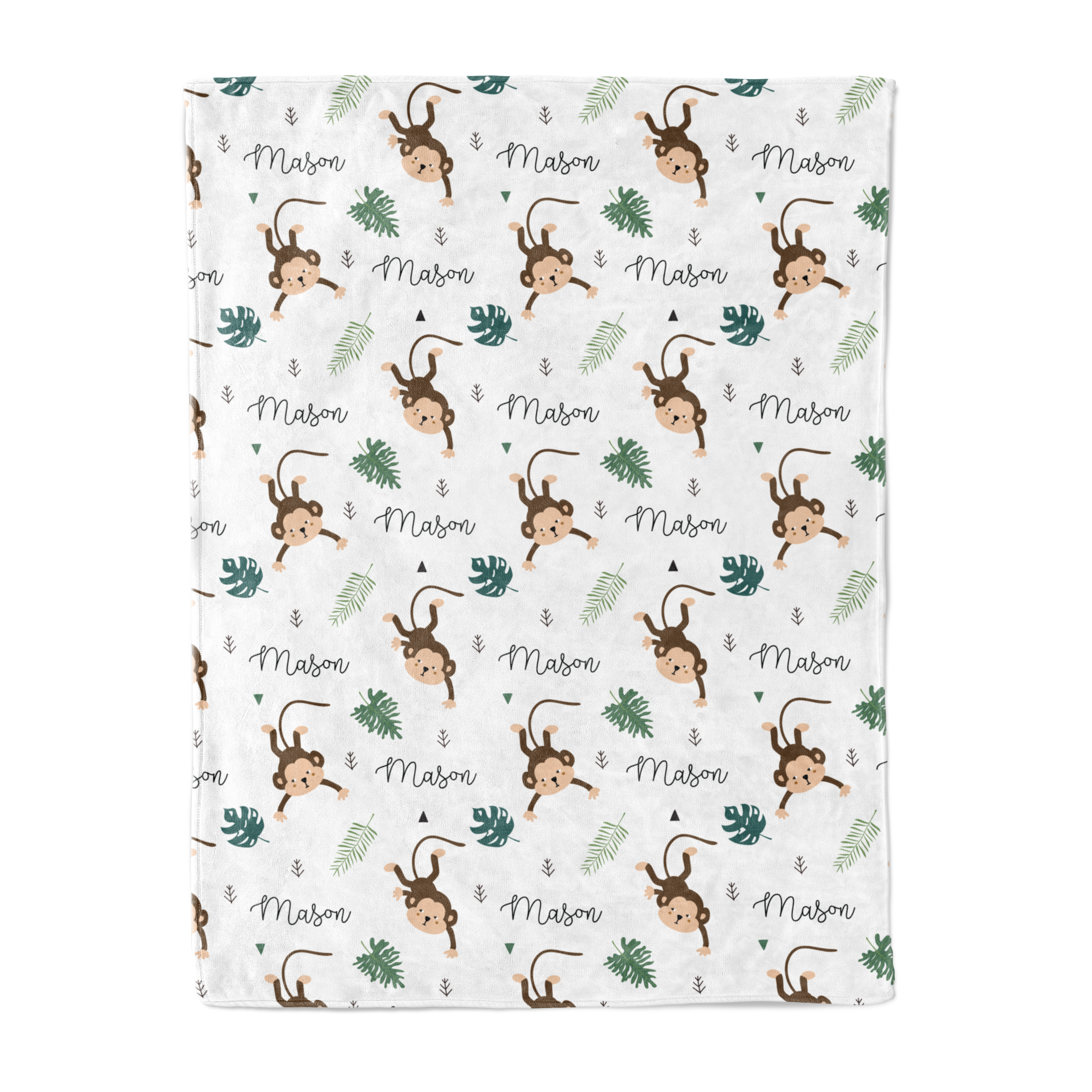 Cheeky Monkeys - Personalised Keepsake Blanket