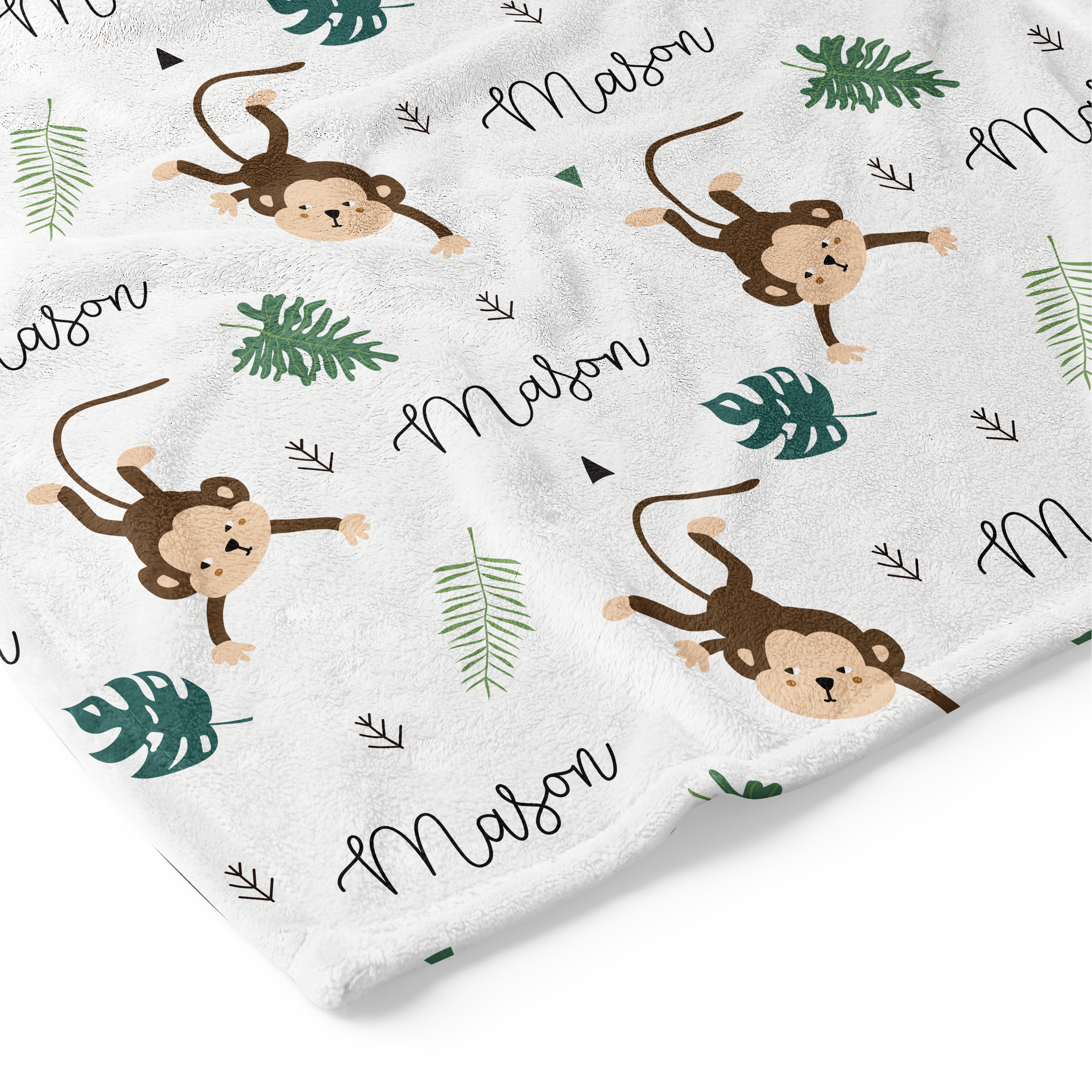 Cheeky Monkeys - Personalised Keepsake Blanket