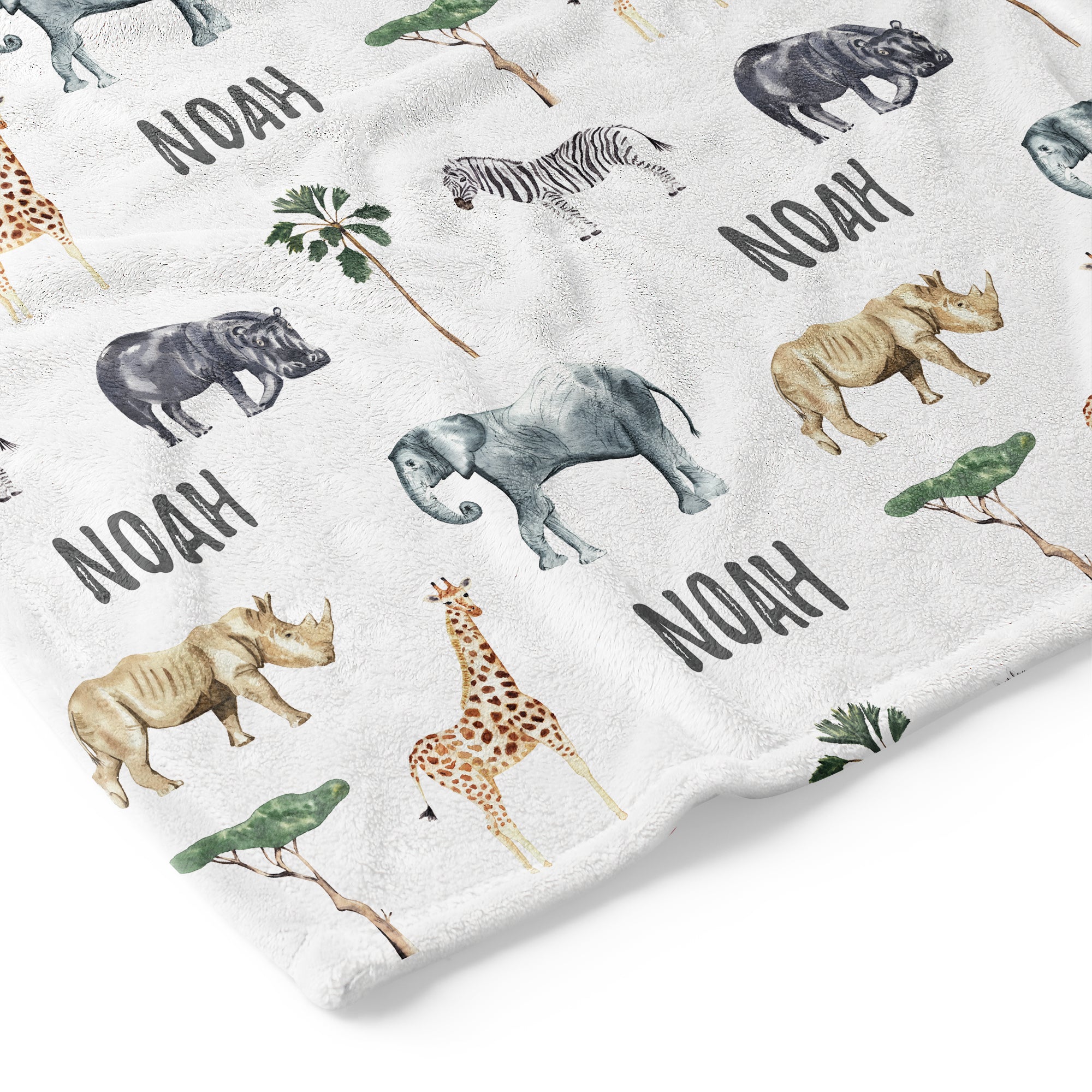 Safari - Personalised Keepsake Blanket