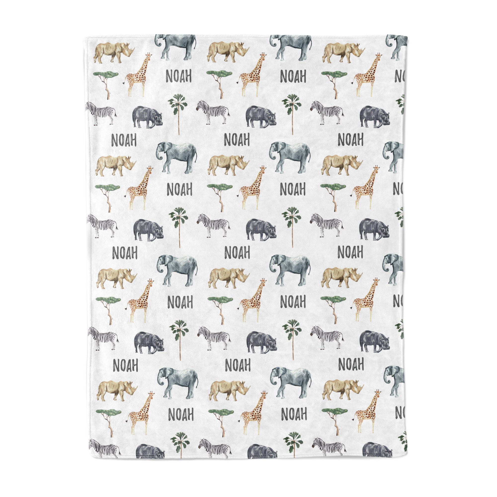 Safari - Personalised Keepsake Blanket