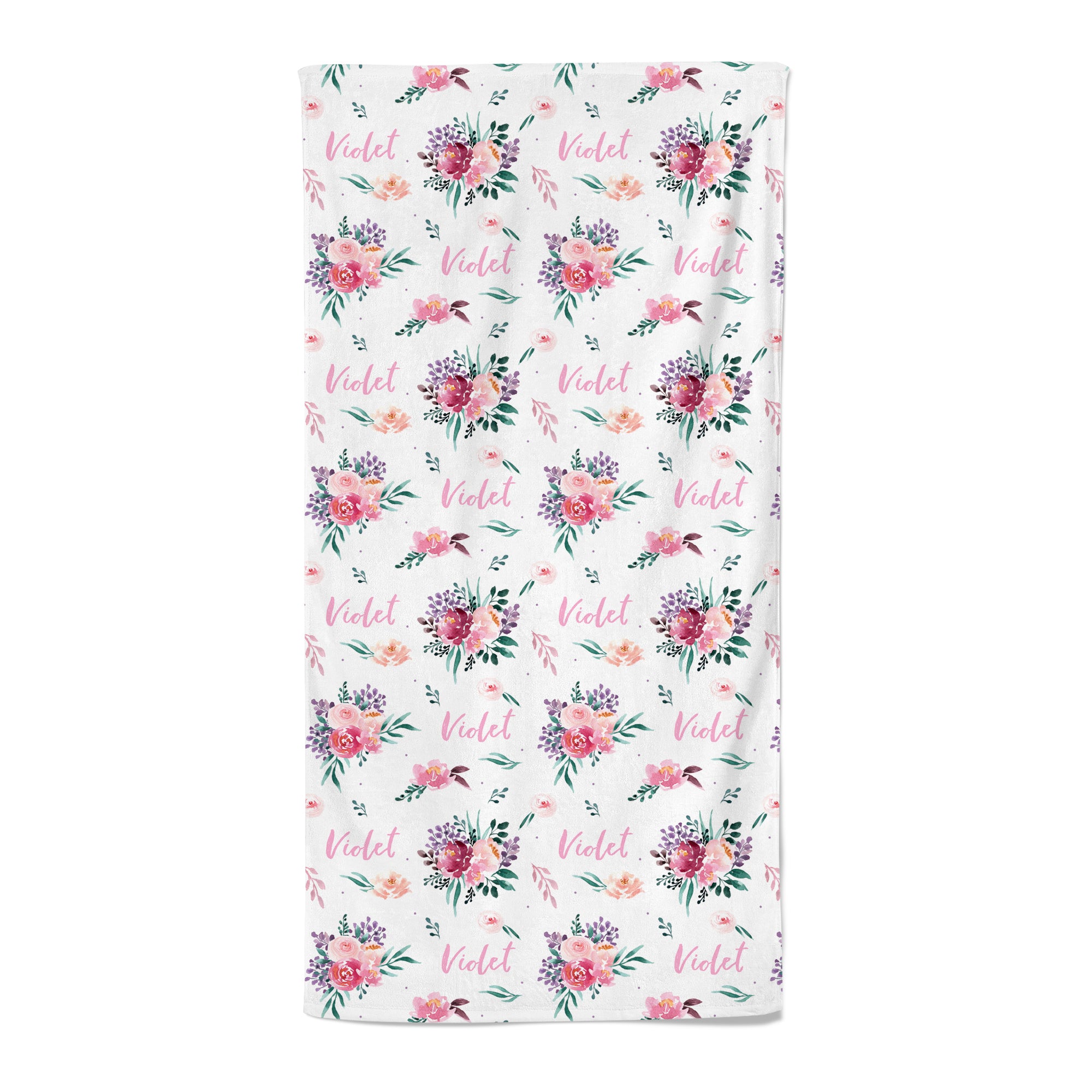 Spring Blooms - Personalised Towel