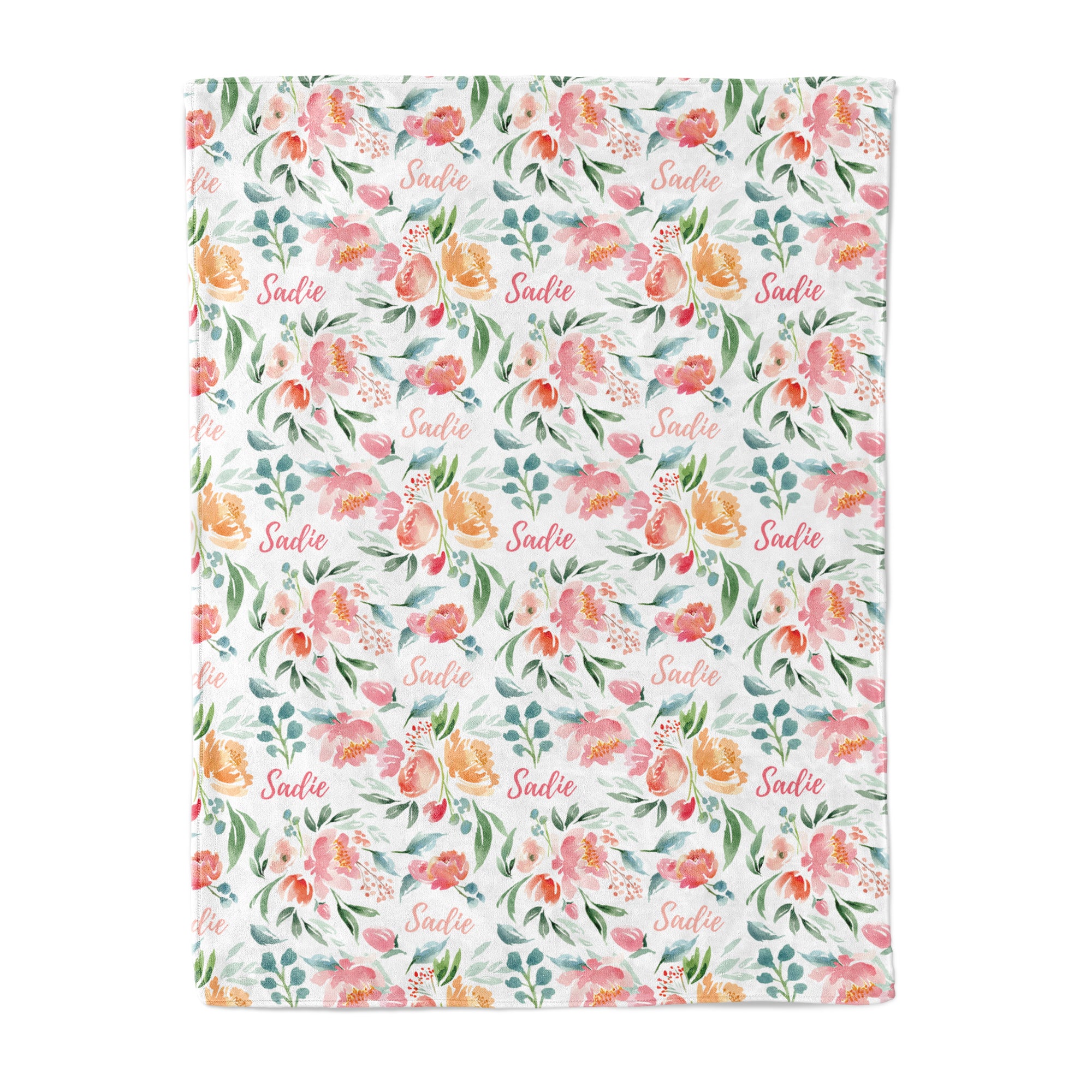 Summer Blooms - Personalised Keepsake Blanket