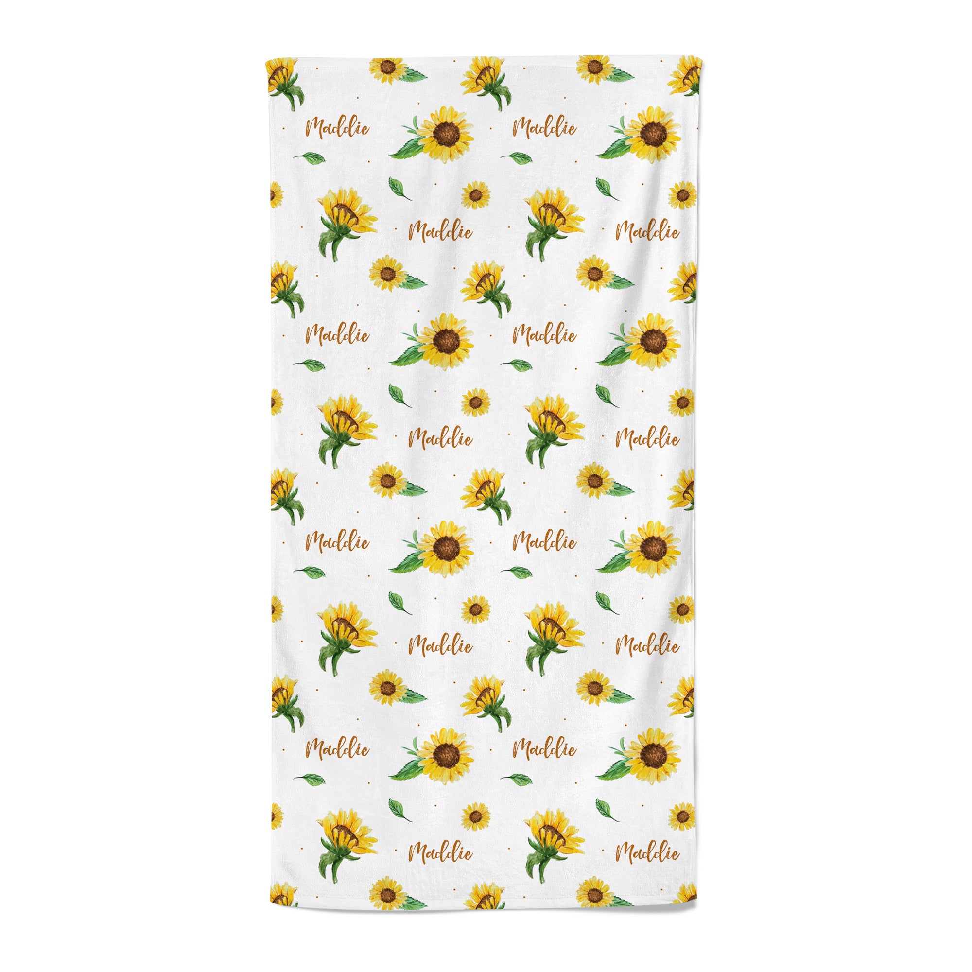 Sunflowers - Personalised Towel