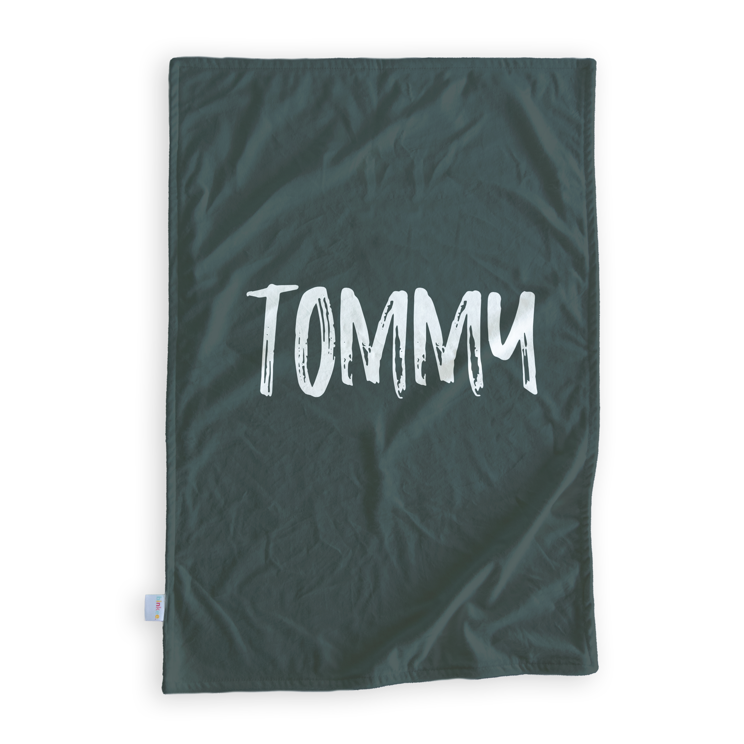 Construction (Grey) - Personalised Minky Blanket