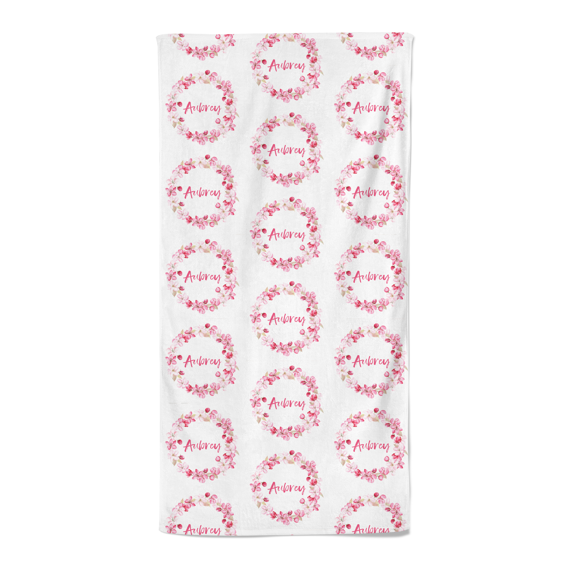 Apple Blossom - Personalised Towel