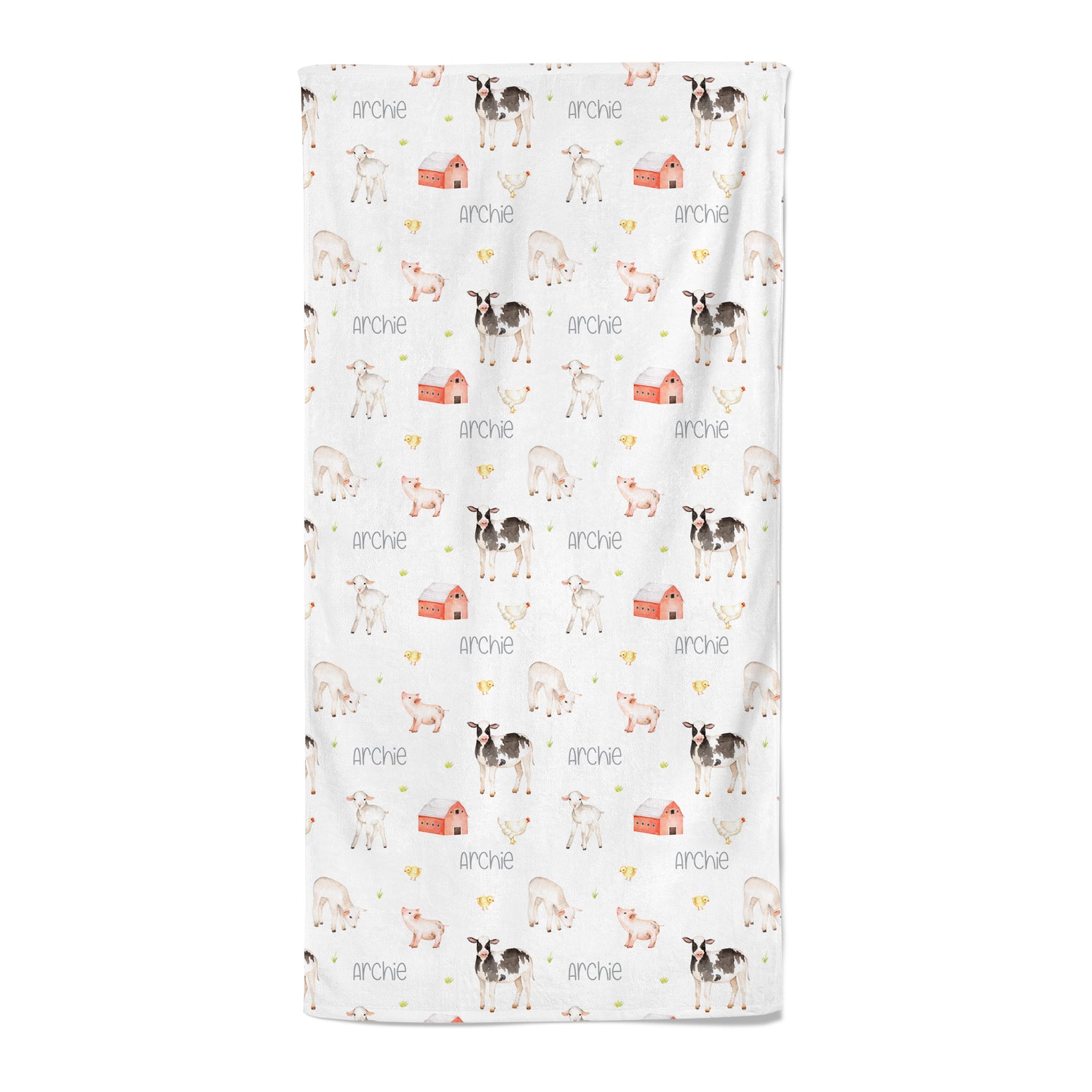 On The Farm - Personalised Towel