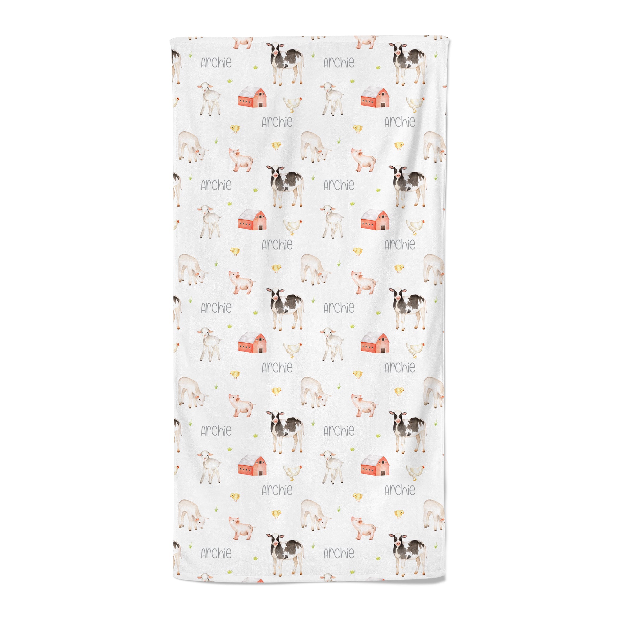 On The Farm - Personalised Towel
