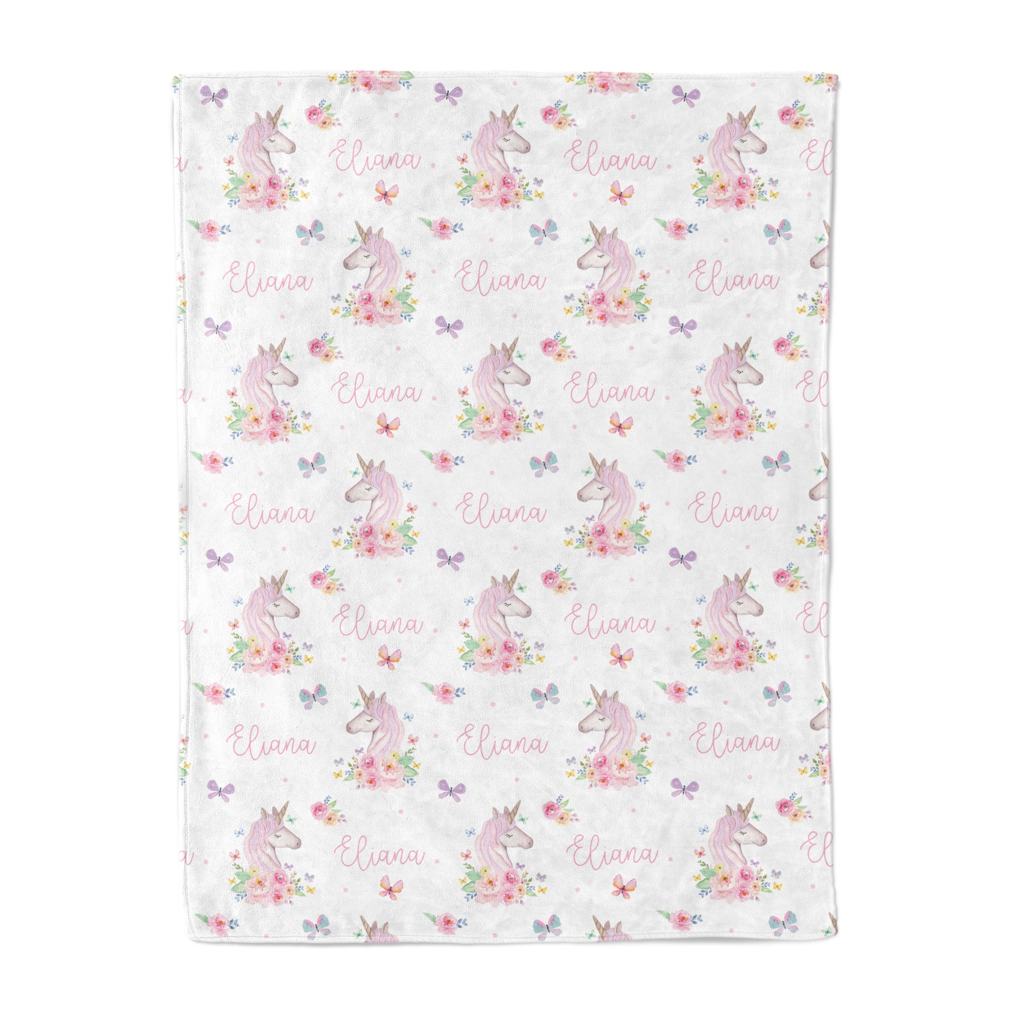 Unicorns - Personalised Keepsake Blanket