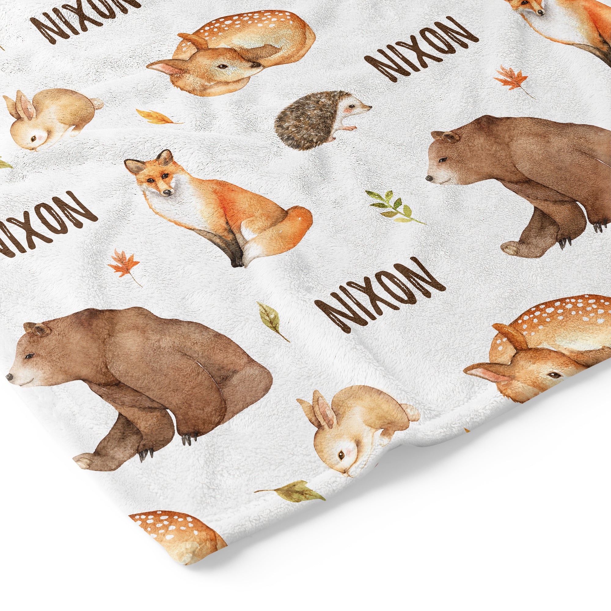 Woodland - Personalised Keepsake Blanket