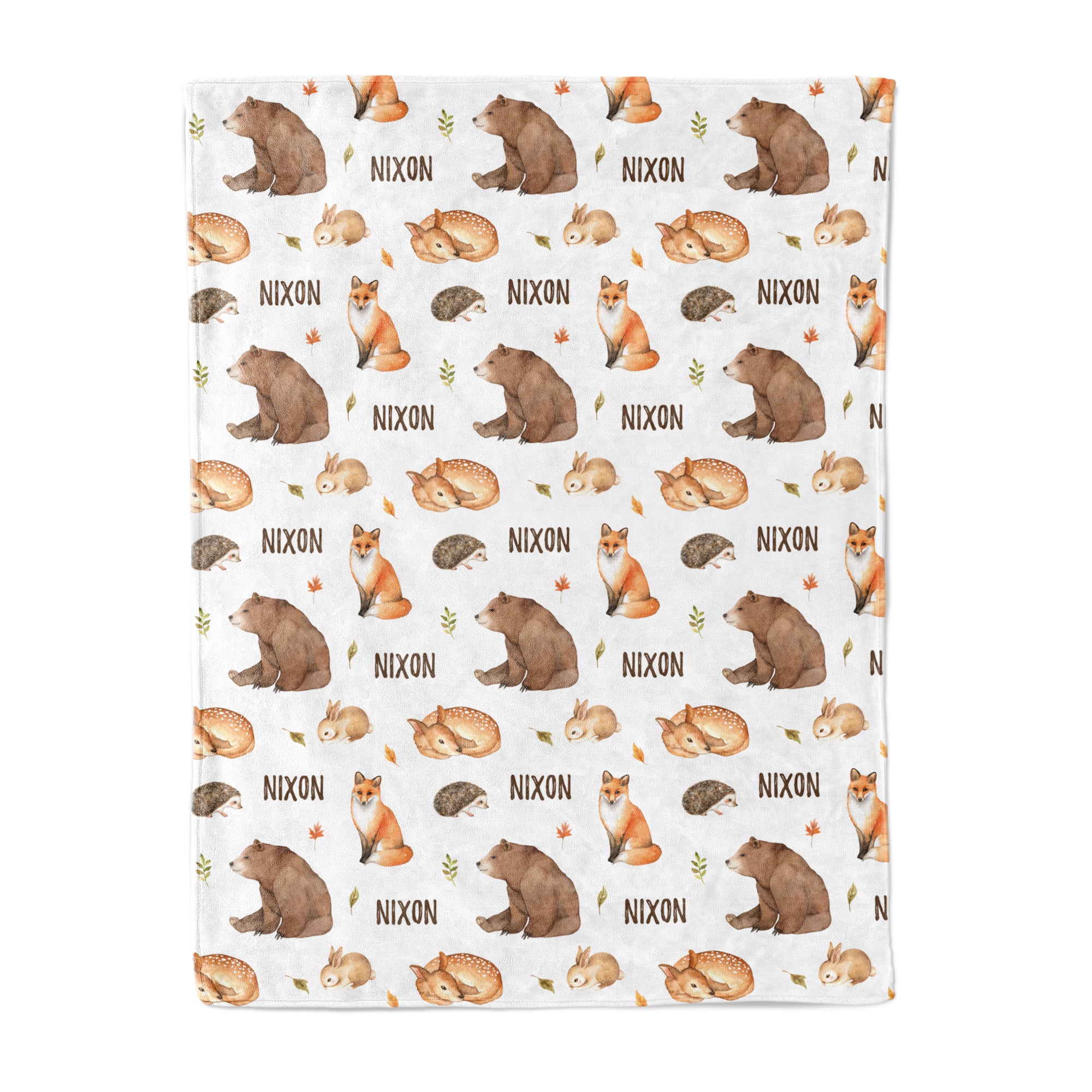Woodland - Personalised Keepsake Blanket