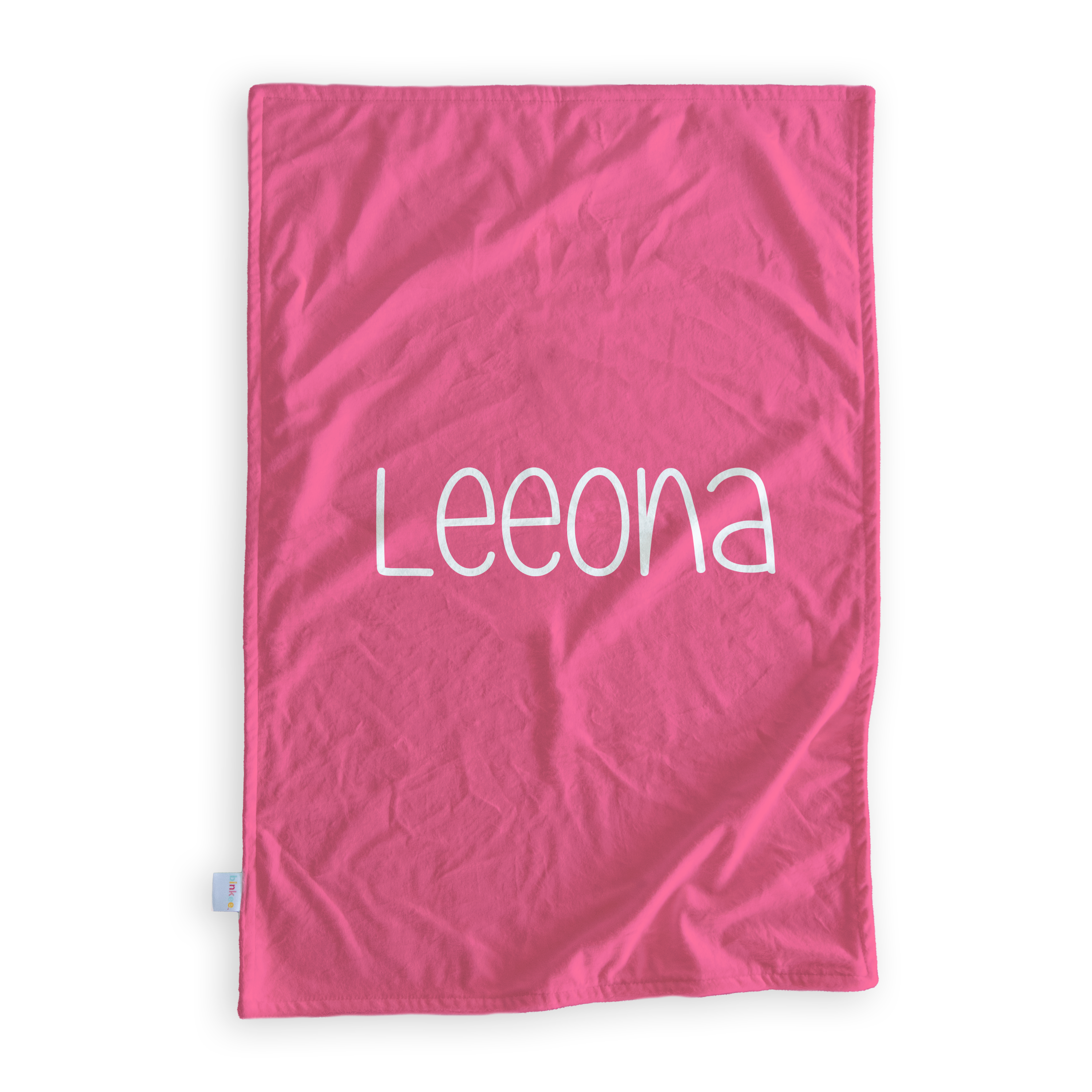 Rainbow Sloths (Pink) - Personalised Minky Blanket