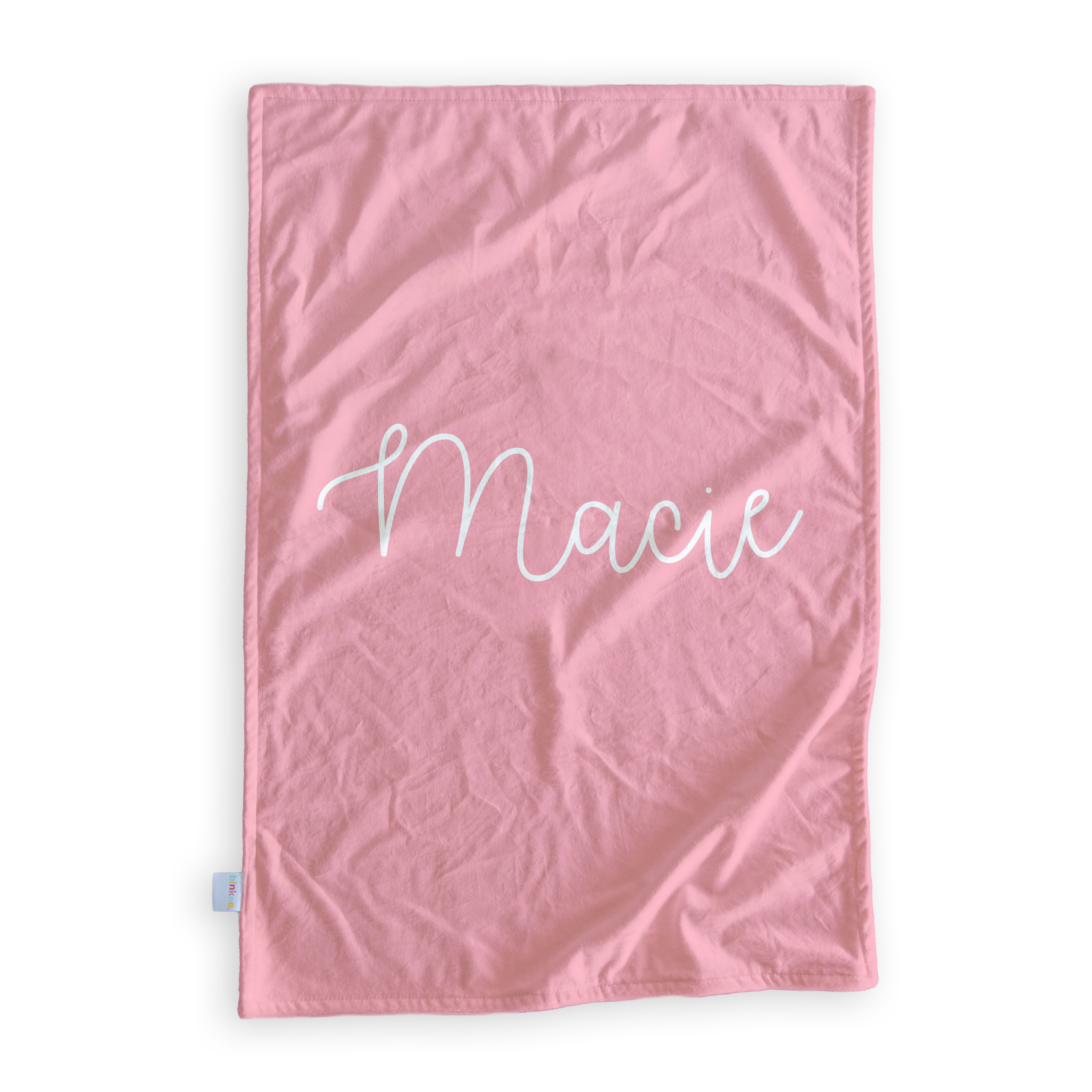 Bunnies (Pink) - Personalised Minky Blanket