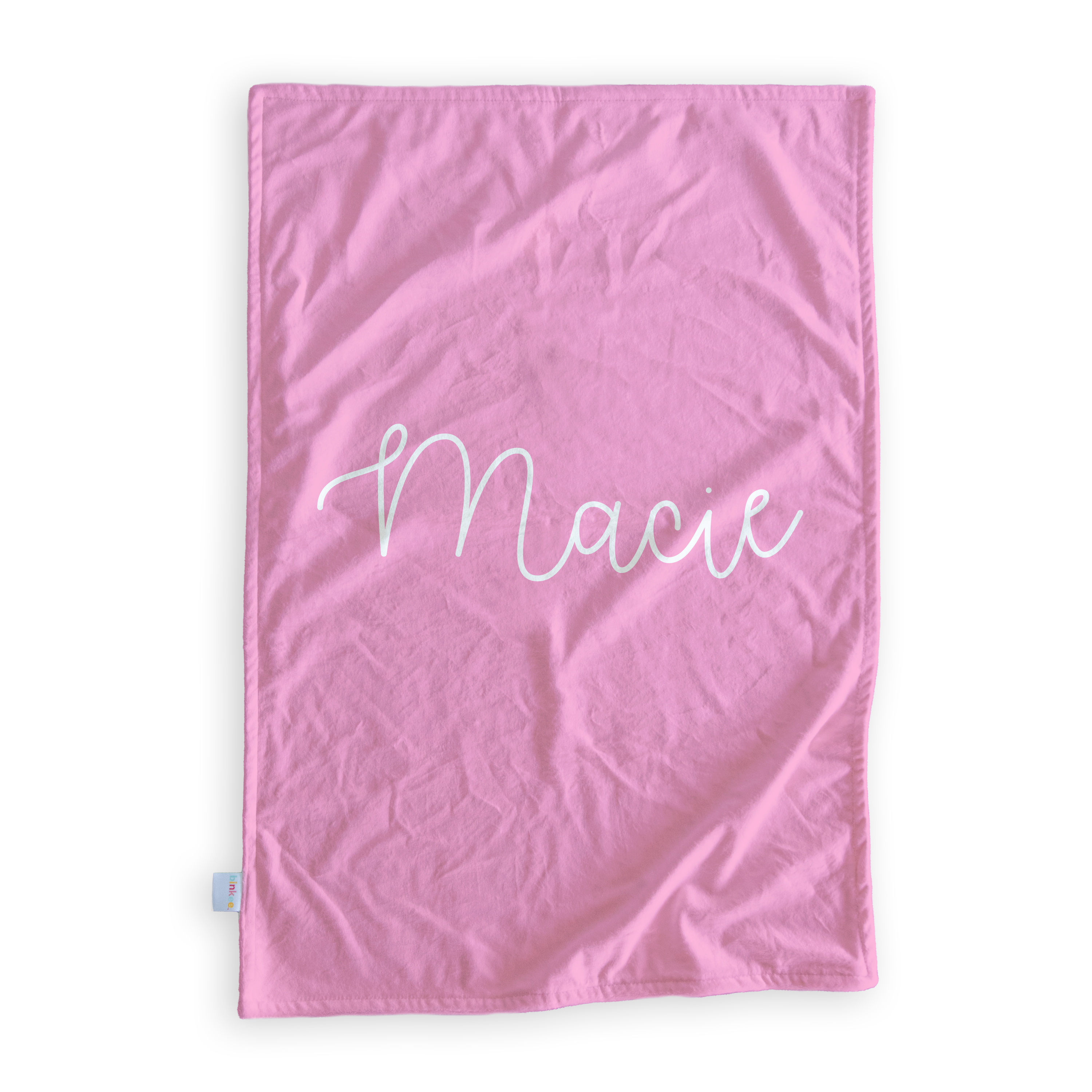 Bunnies (Pink) - Personalised Minky Blanket