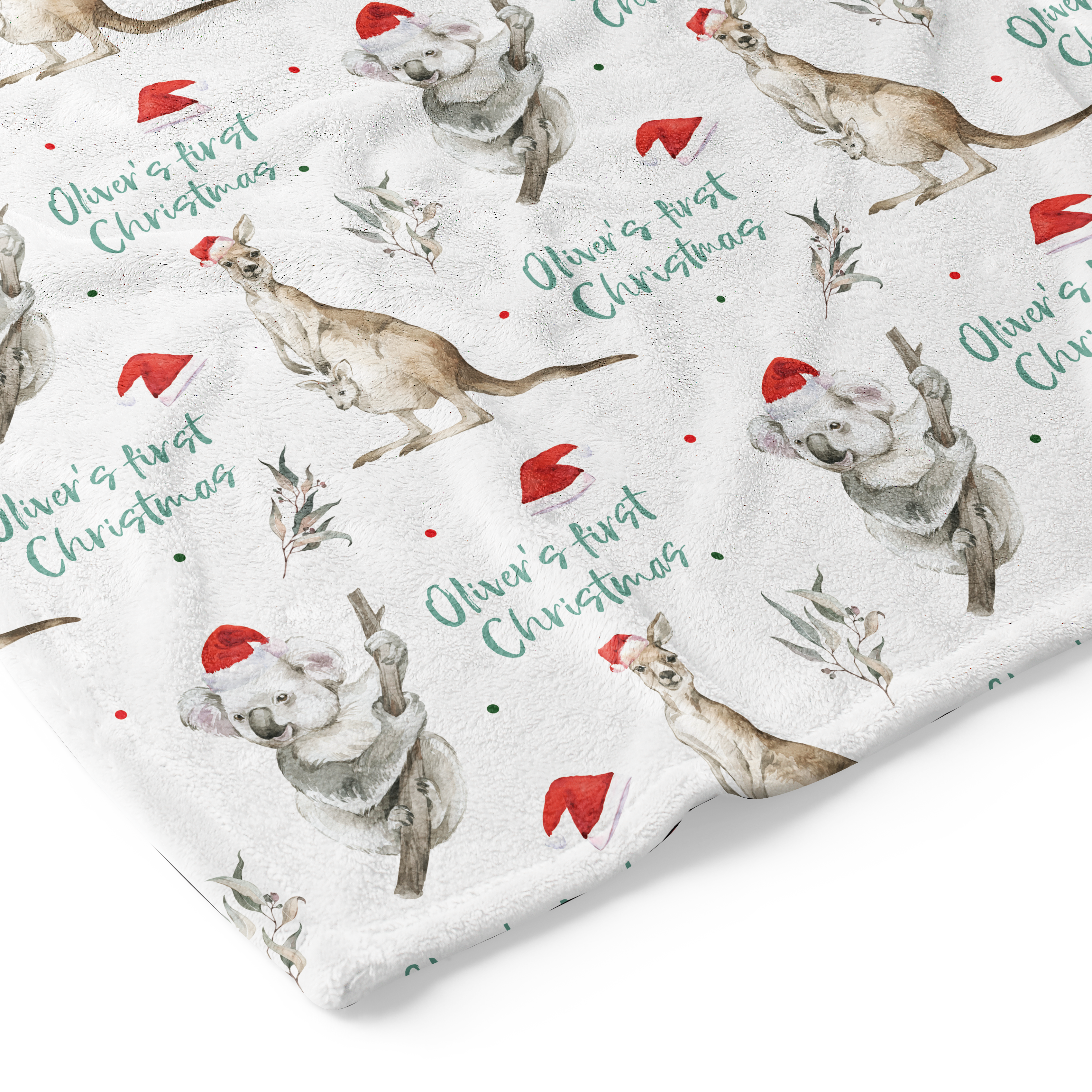 Aussie Christmas - Personalised Keepsake Blankie