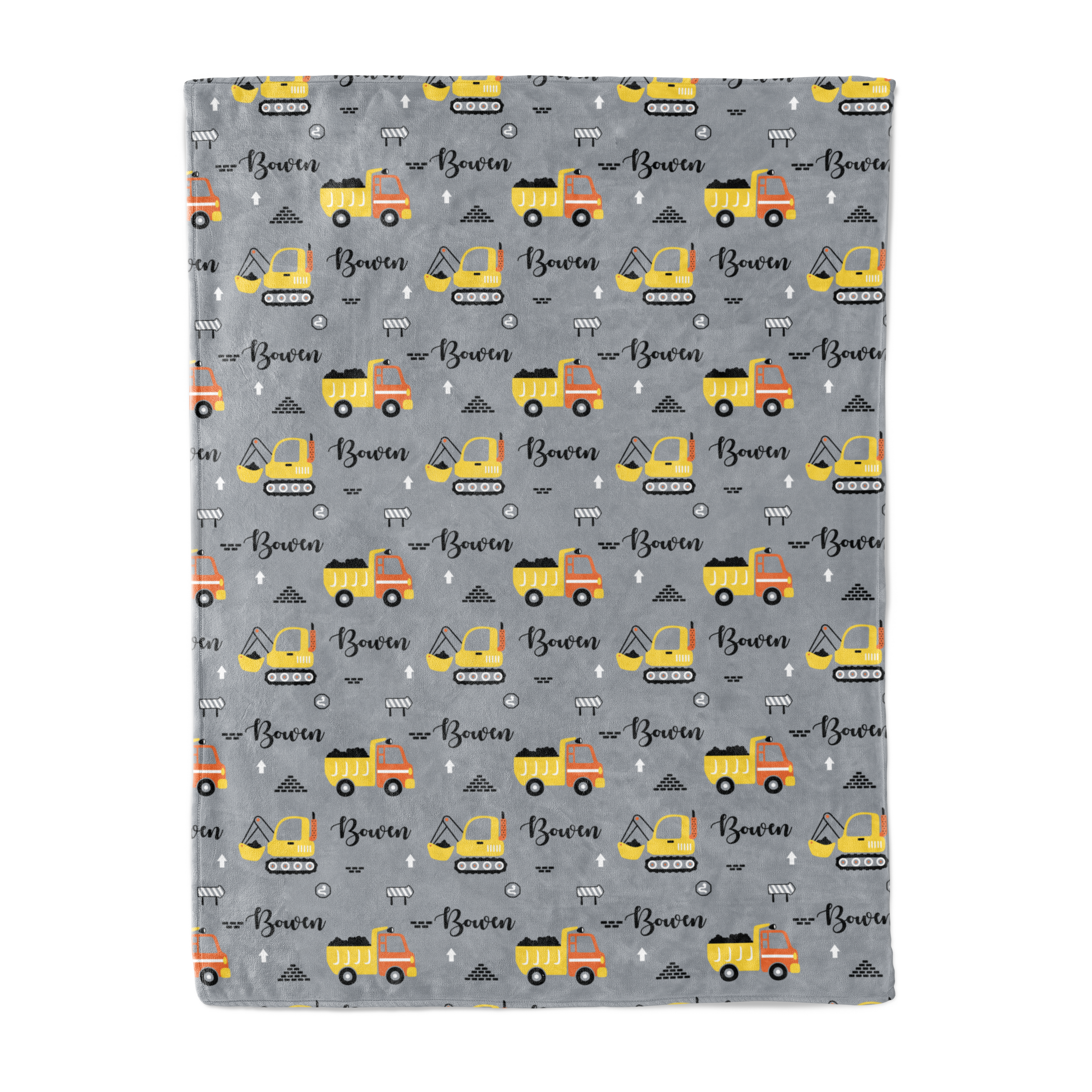 Diggers - Personalised Keepsake Blanket