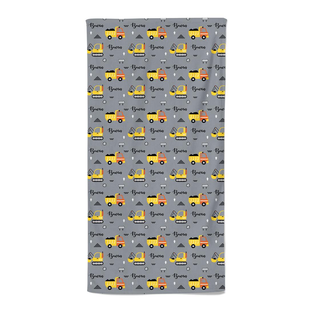 Diggers - Personalised Towel