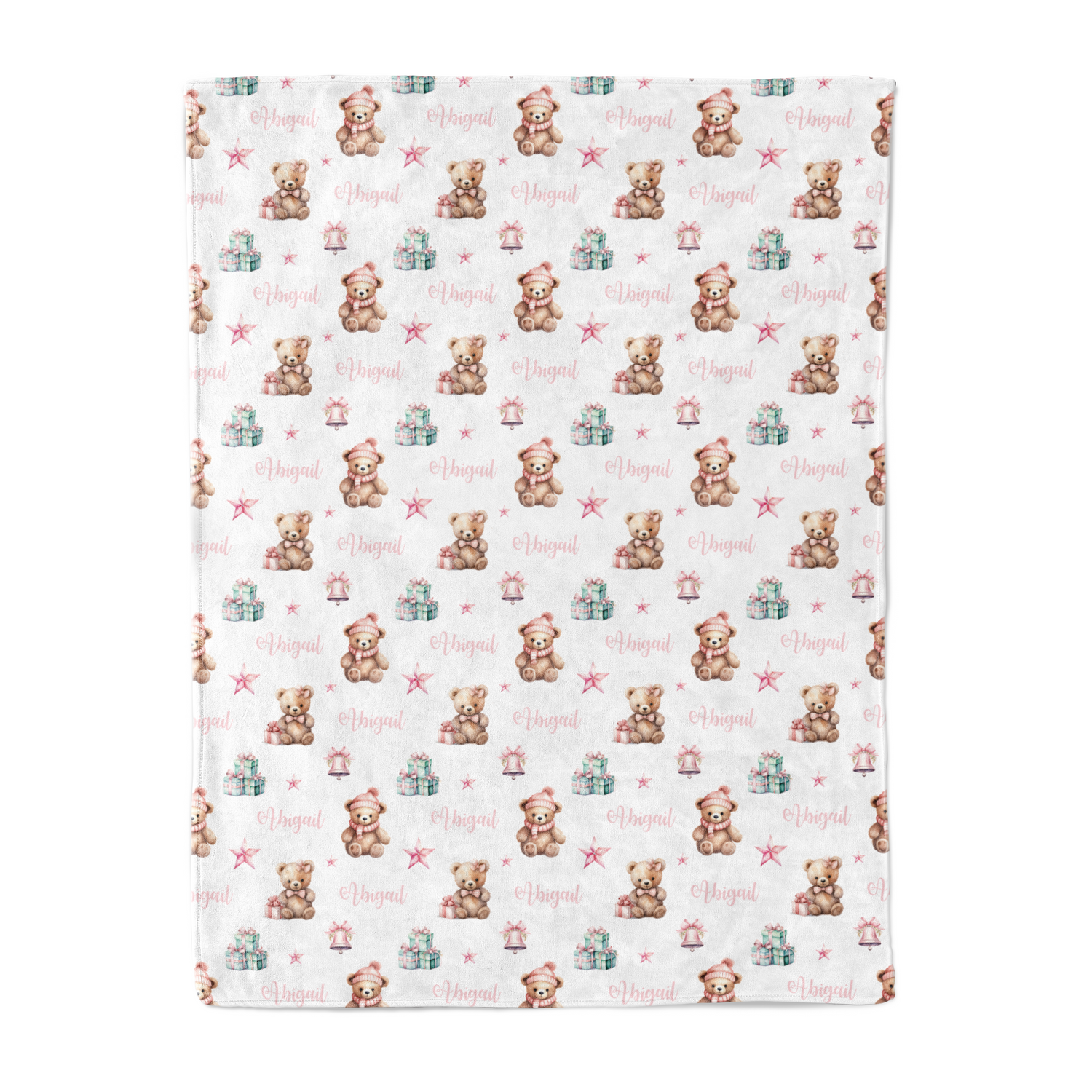 Festive Bears - Personalised Keepsake Blankie