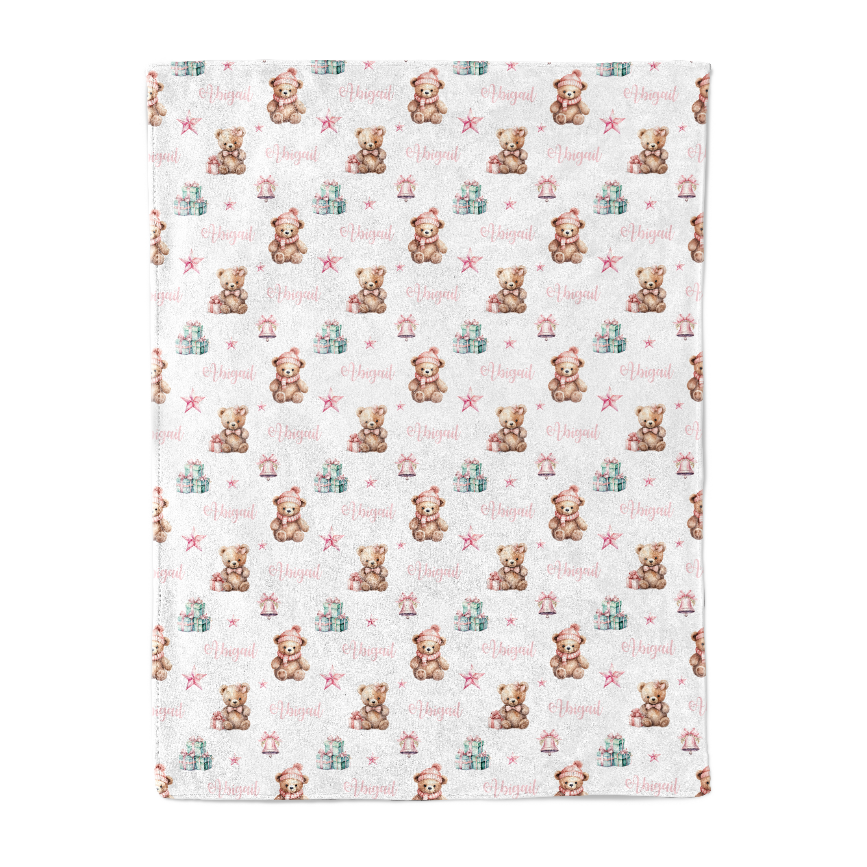 Festive Bears - Personalised Keepsake Blankie