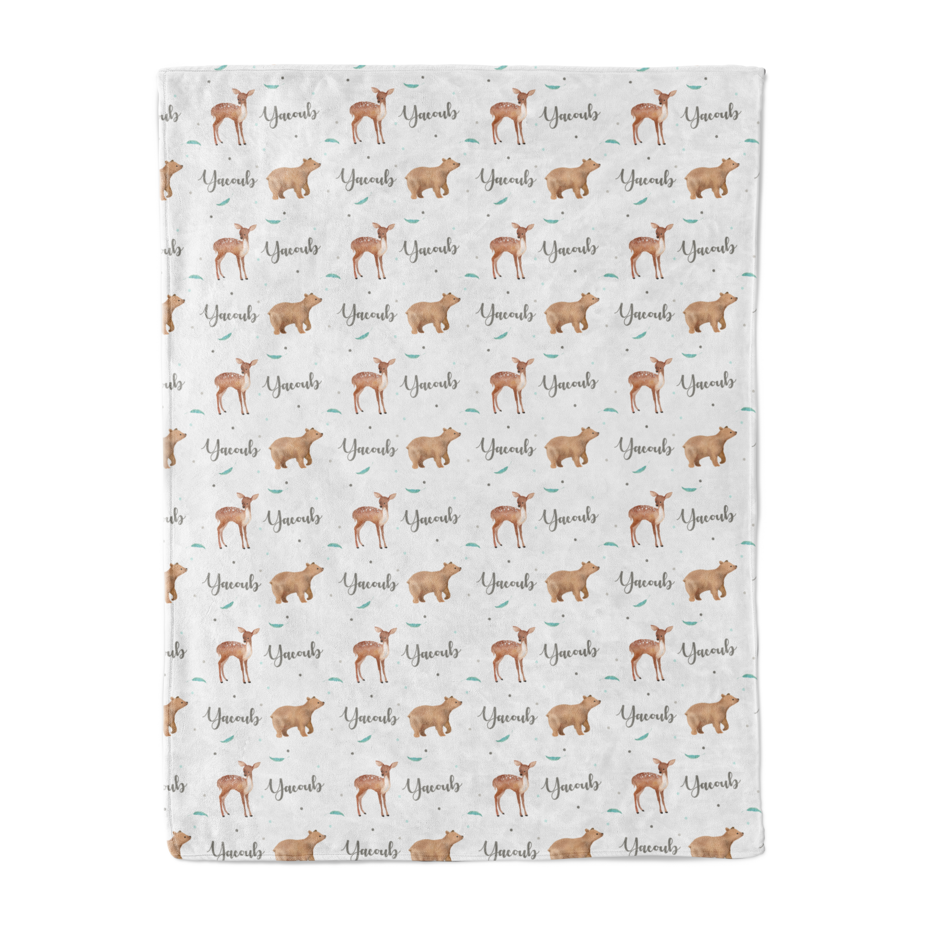 Forest Friends - Personalised Keepsake Blanket