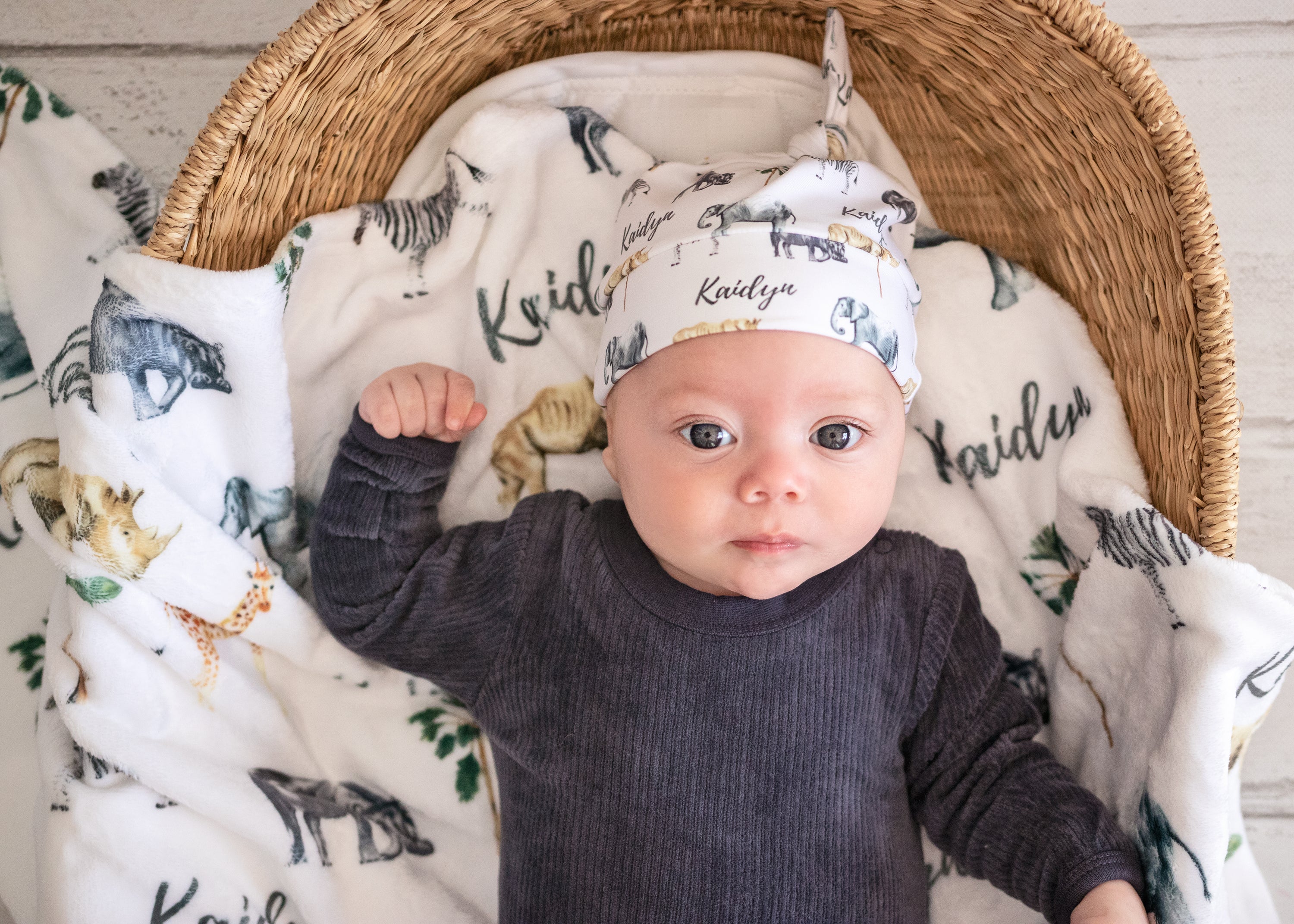Safari - Personalised Keepsake Blanket