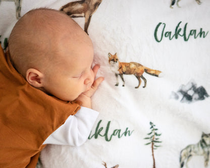 Into The Wild - Personalised Keepsake Blanket