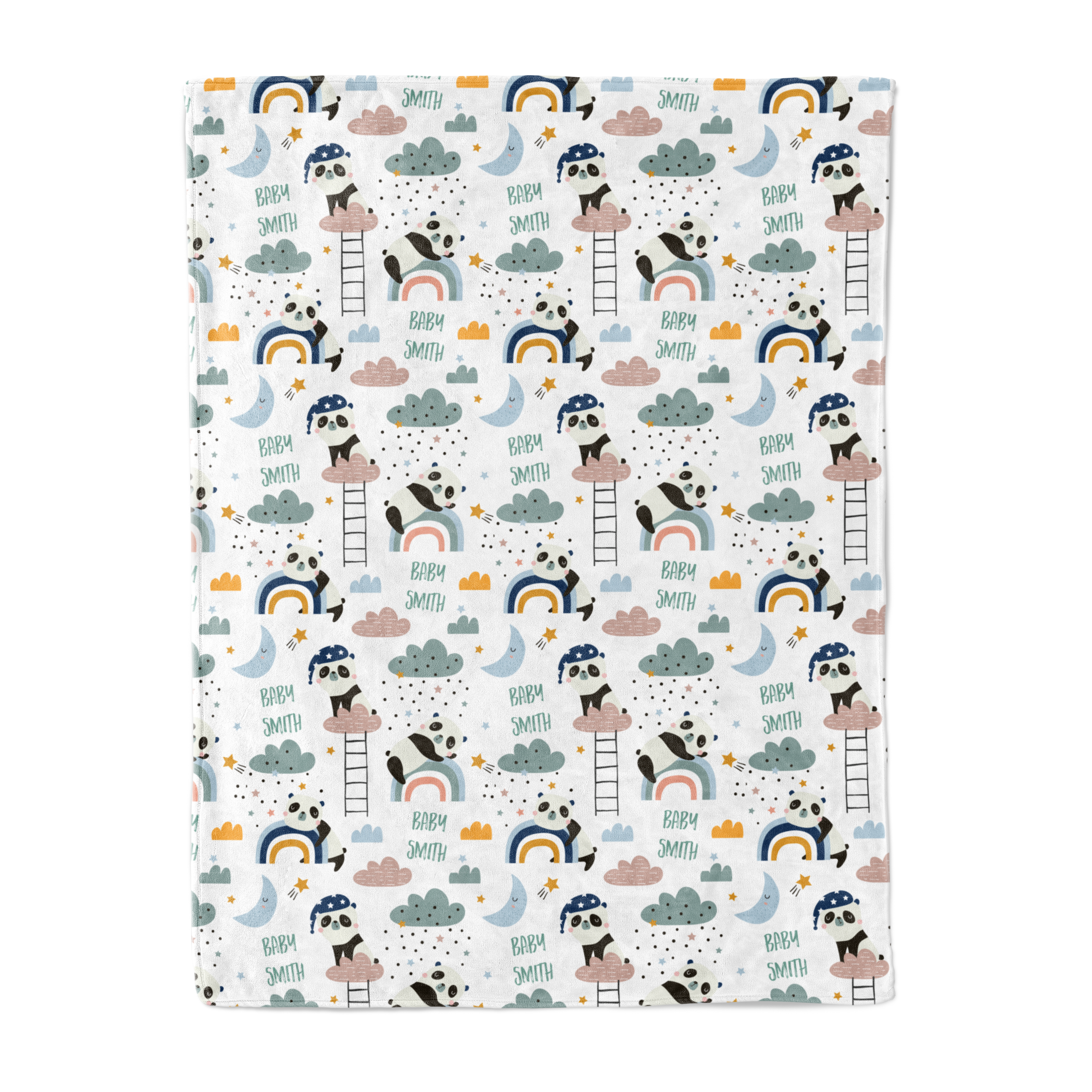 Sleepy Panda - Personalised Keepsake Blanket