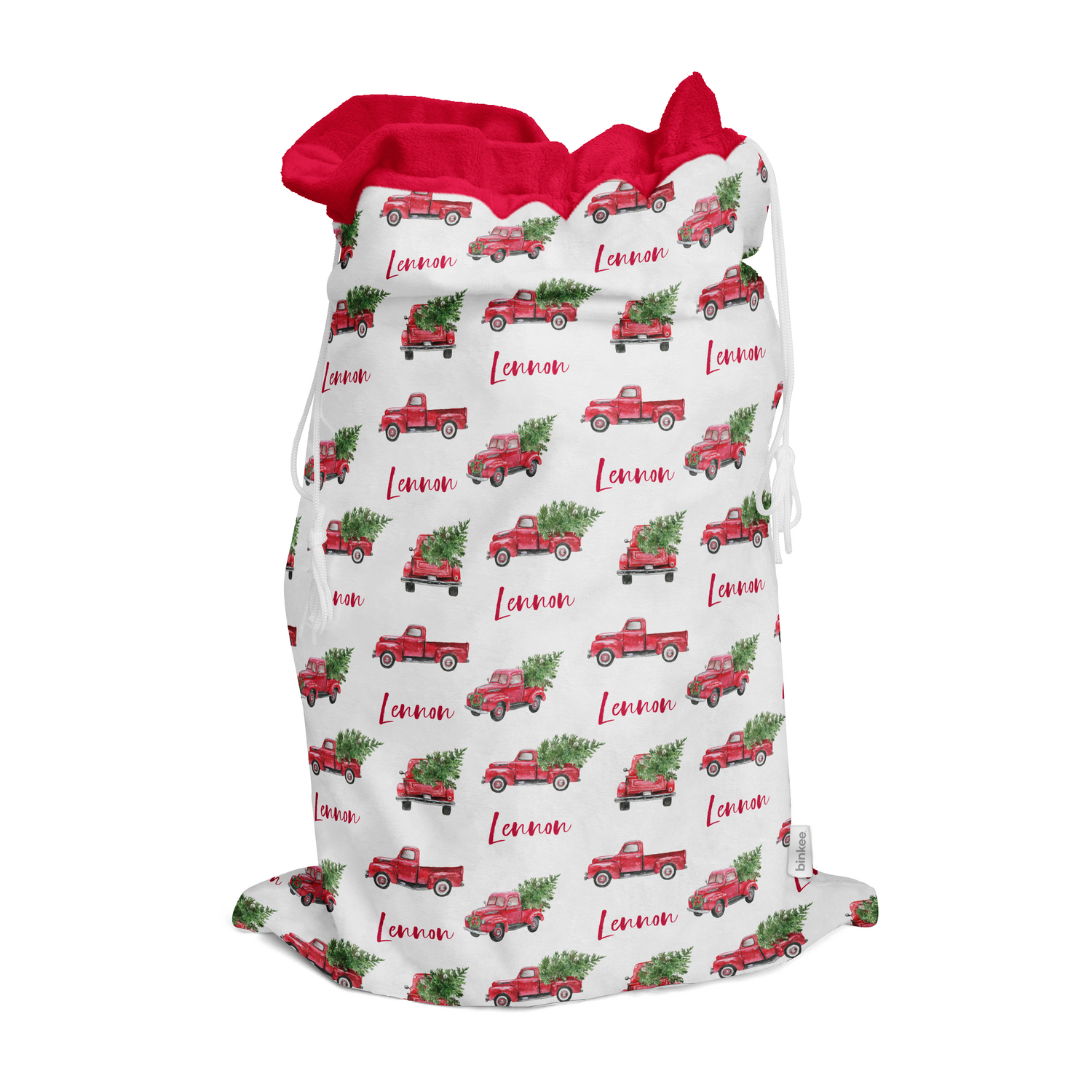 Red Truck - Personalised Personalised Santa Sack