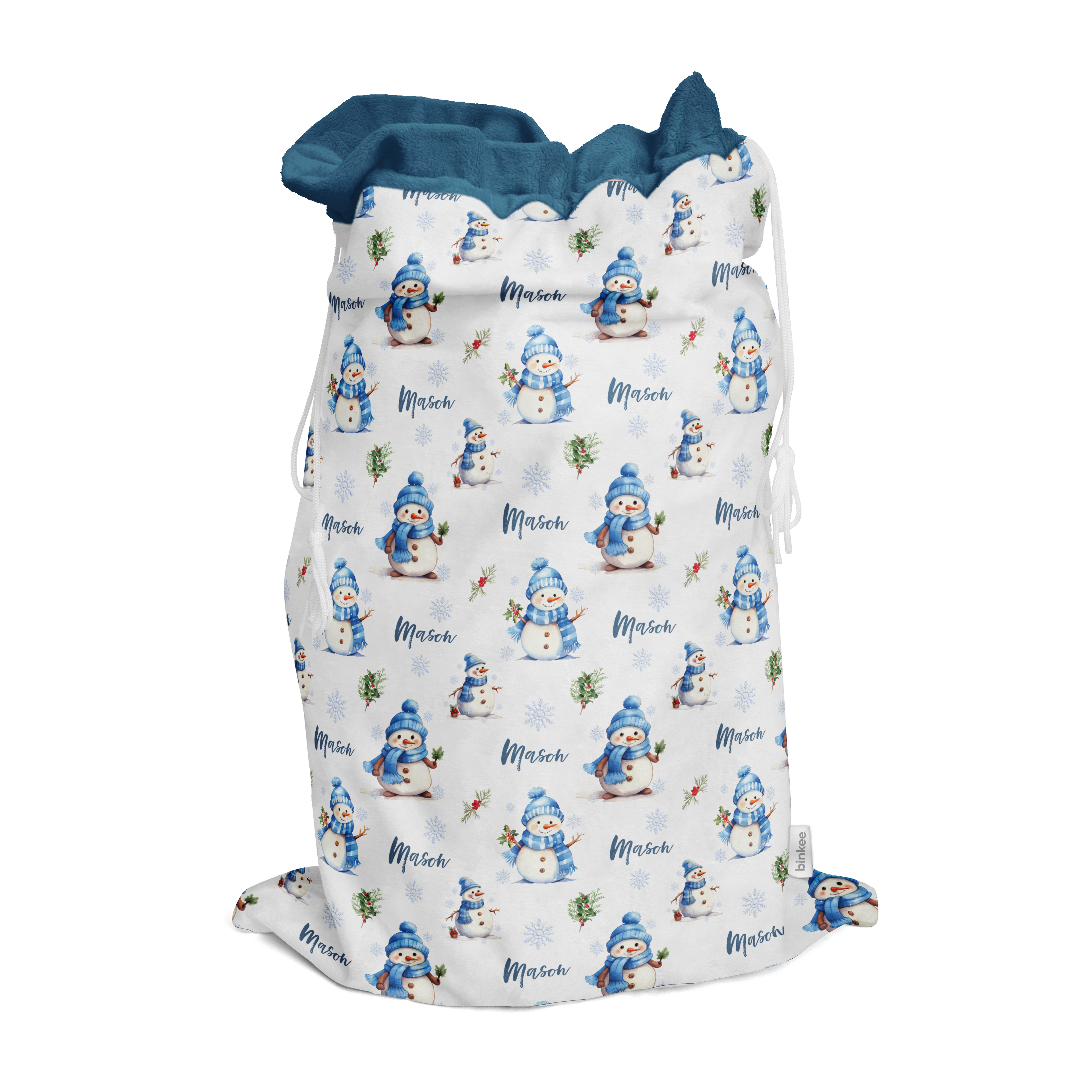 Snowmen - Personalised Santa Sack