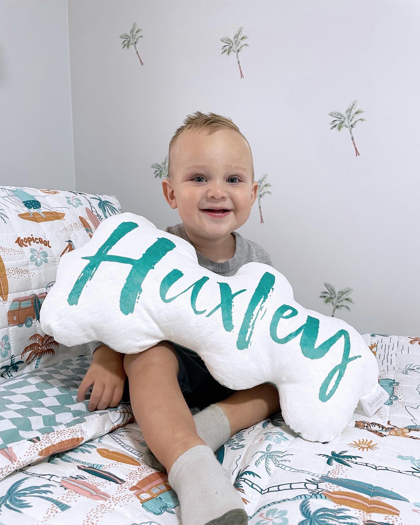 Personalised hotsell baby cushion