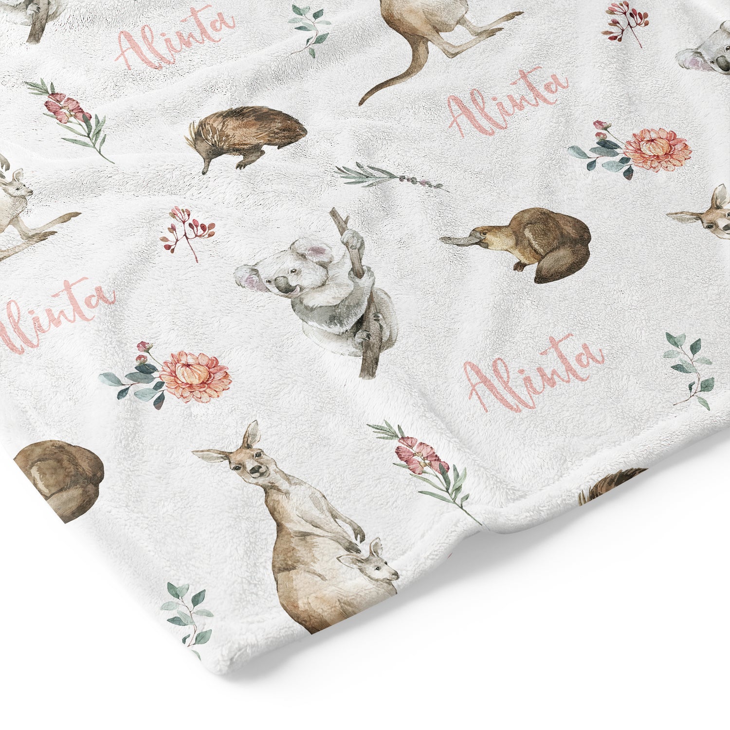 Aussie Flora and Fauna - Personalised Keepsake Blanket