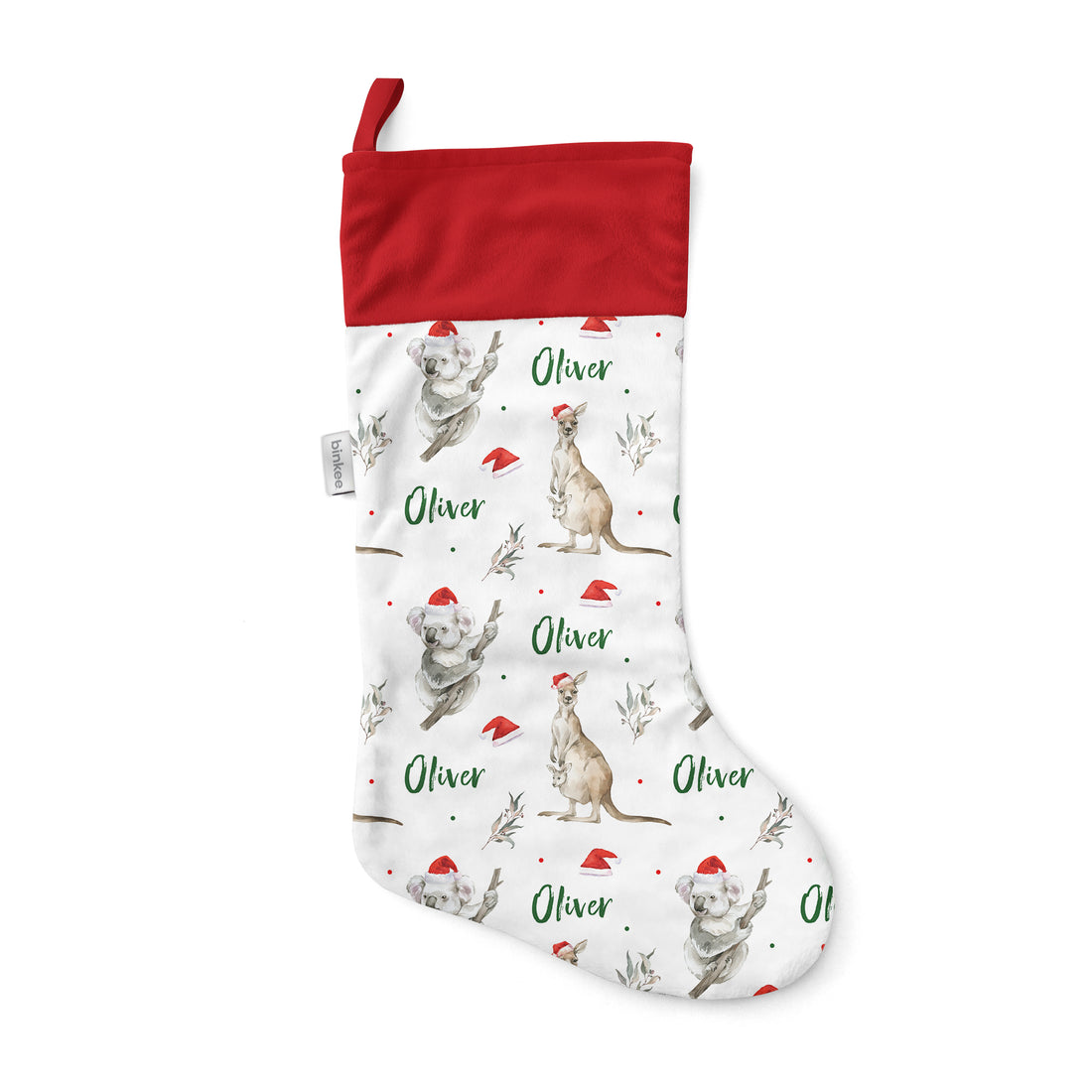 Aussie Christmas - Personalised Christmas Stocking