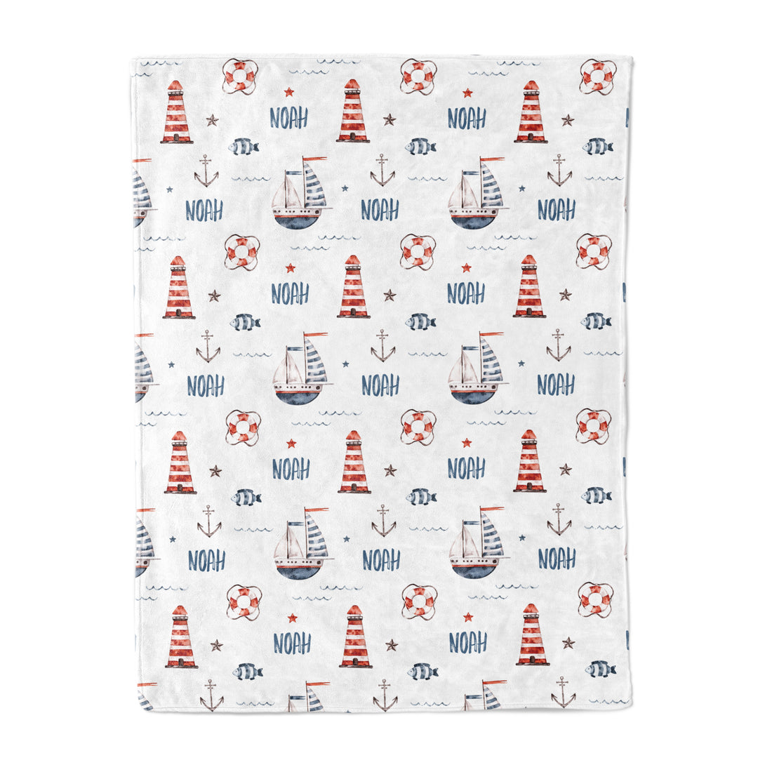 Beyond The Sea - Personalised Keepsake Blanket