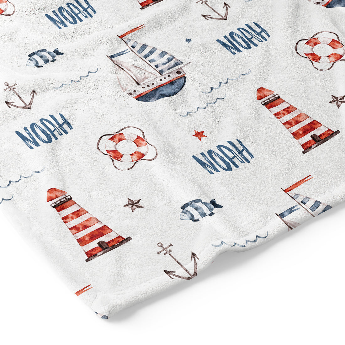 Beyond The Sea - Personalised Keepsake Blanket