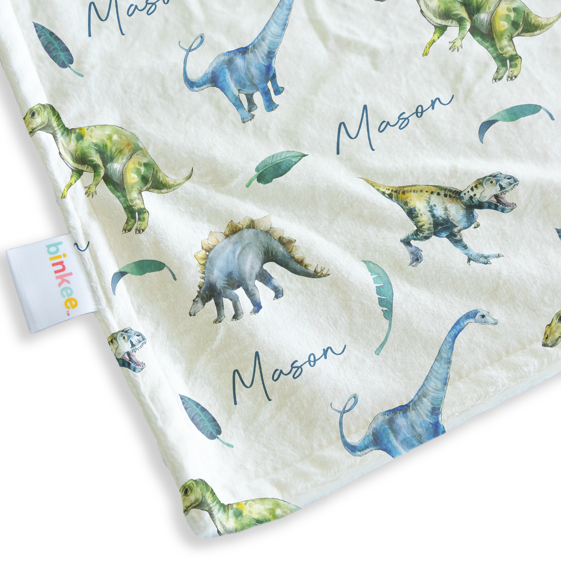 Dinosaurs - Personalised Minky Blanket