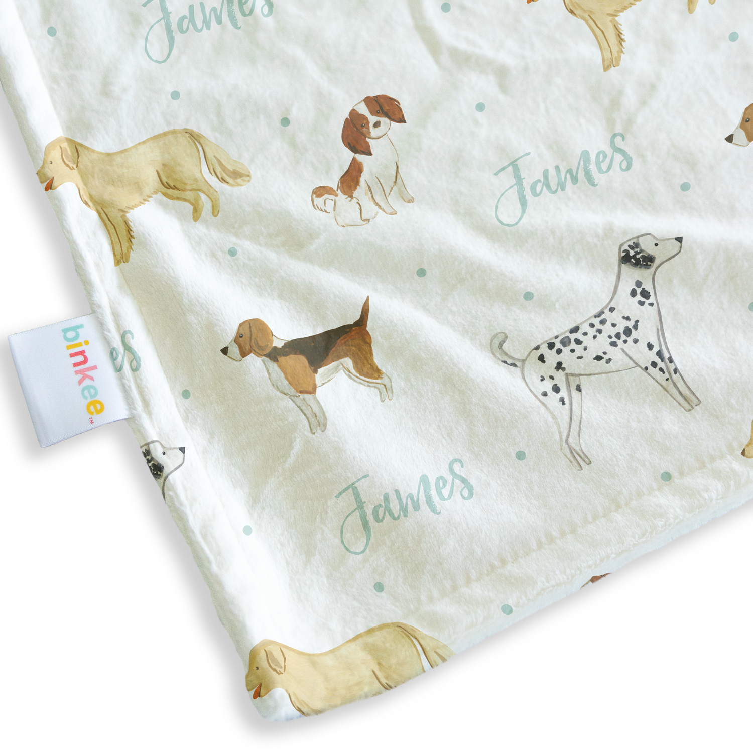 Puppy Dogs - Personalised Minky Blanket