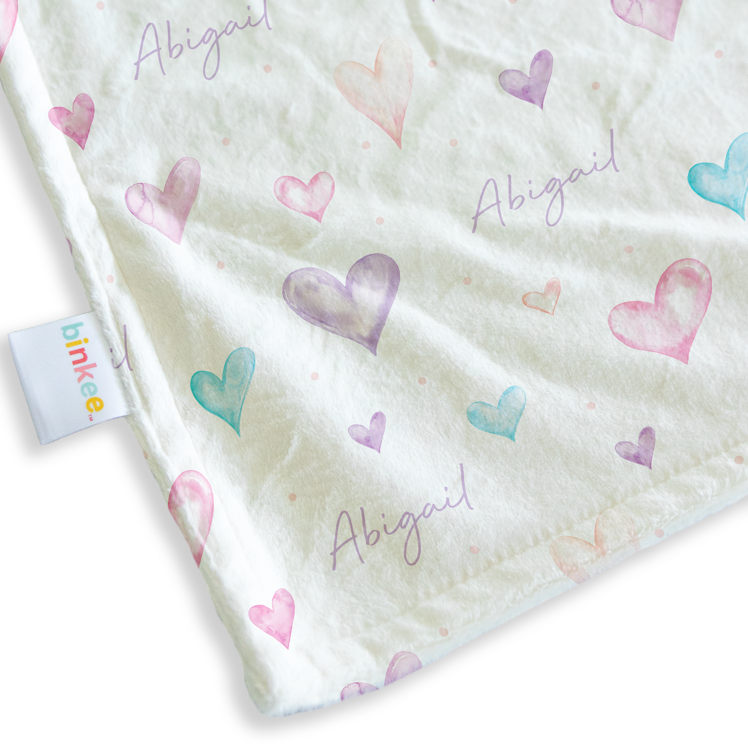 Sweethearts - Personalised Minky Blanket
