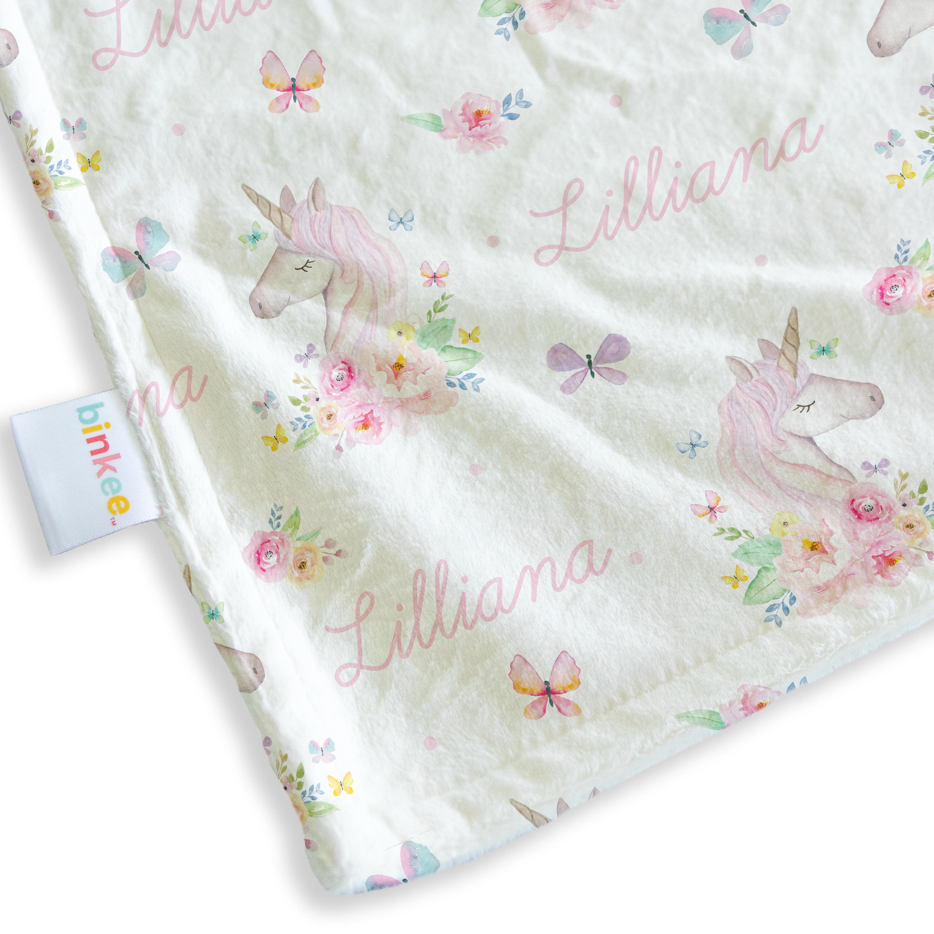 Unicorns - Personalised Minky Blanket