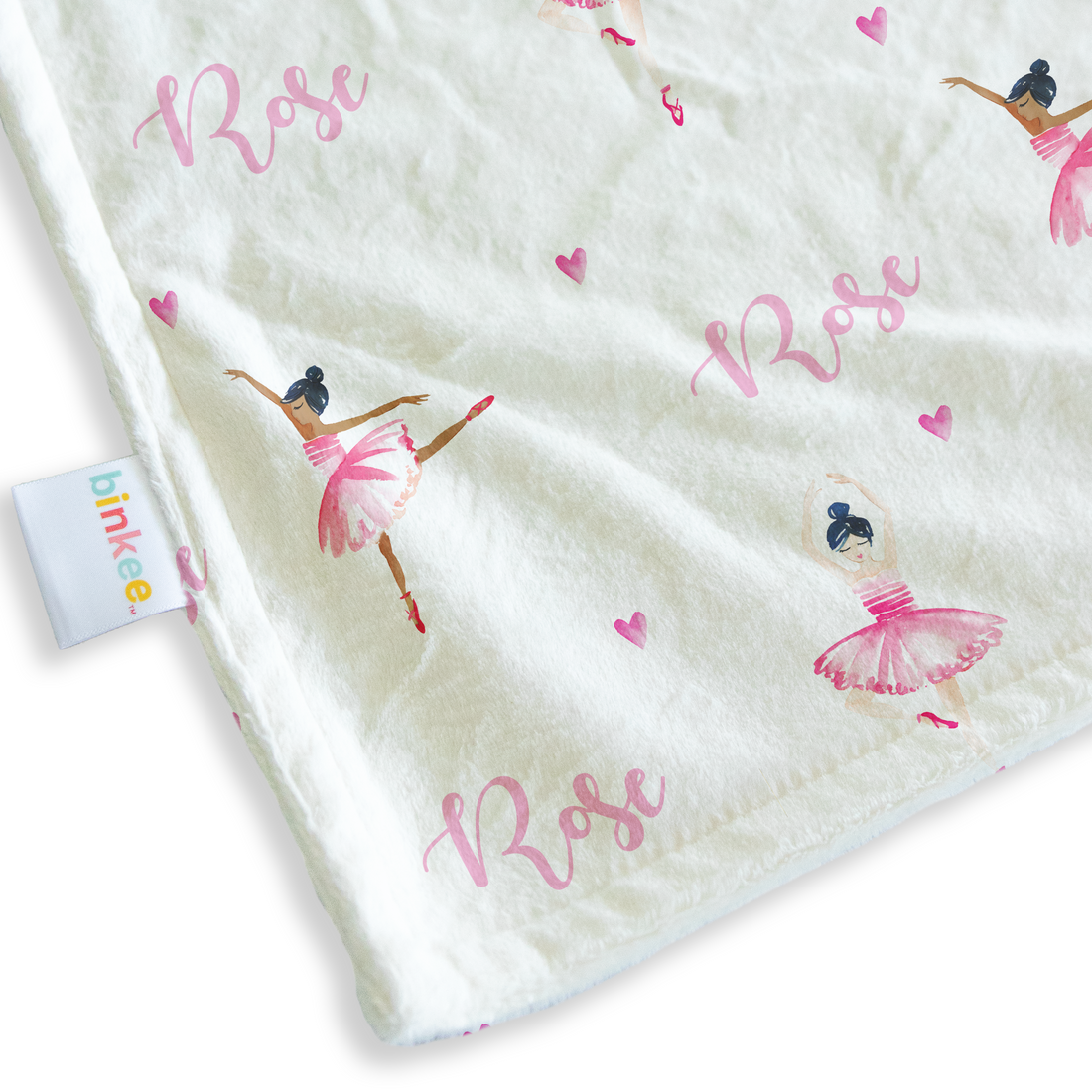 Ballerinas - Personalised Minky Blanket