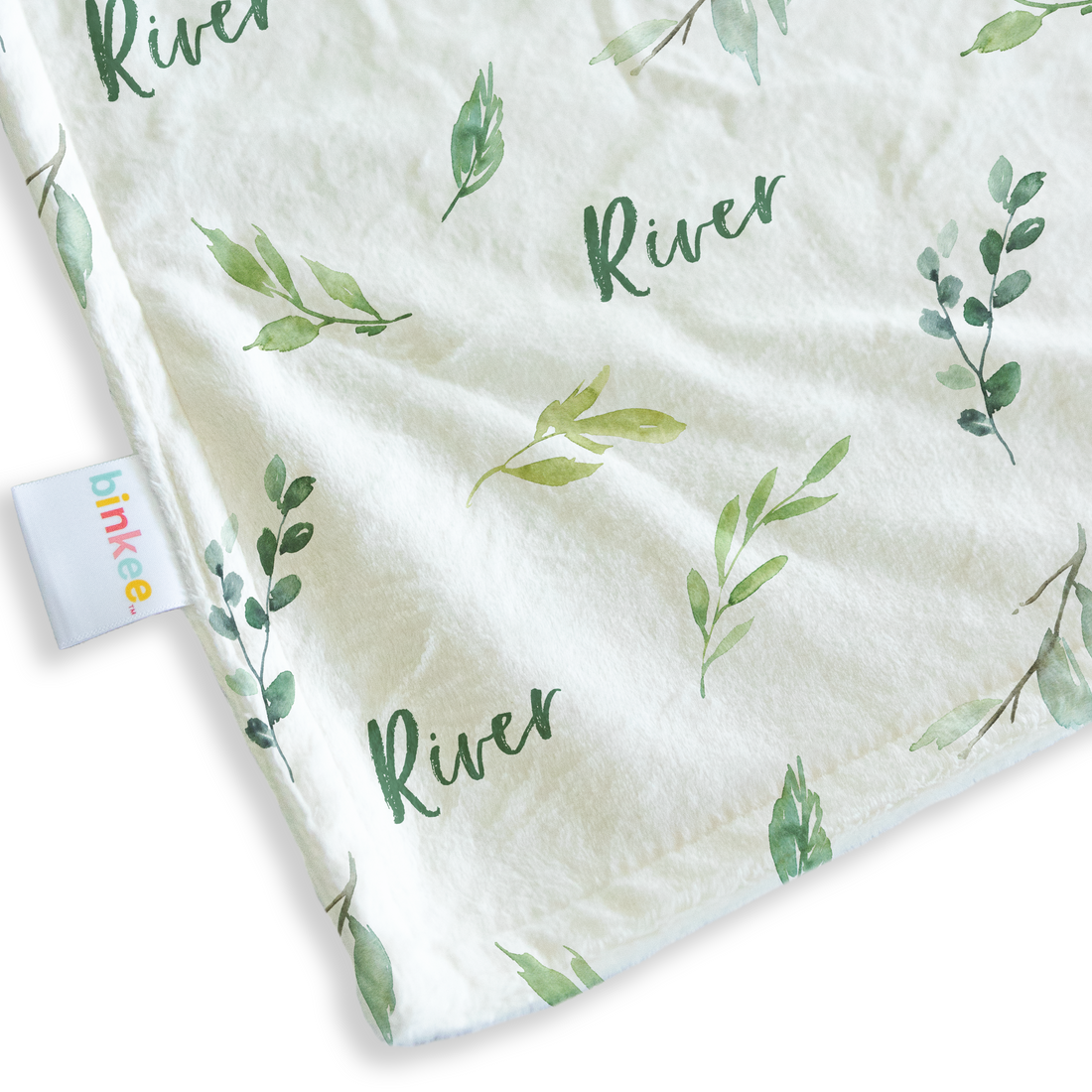Botanical - Personalised Minky Blanket