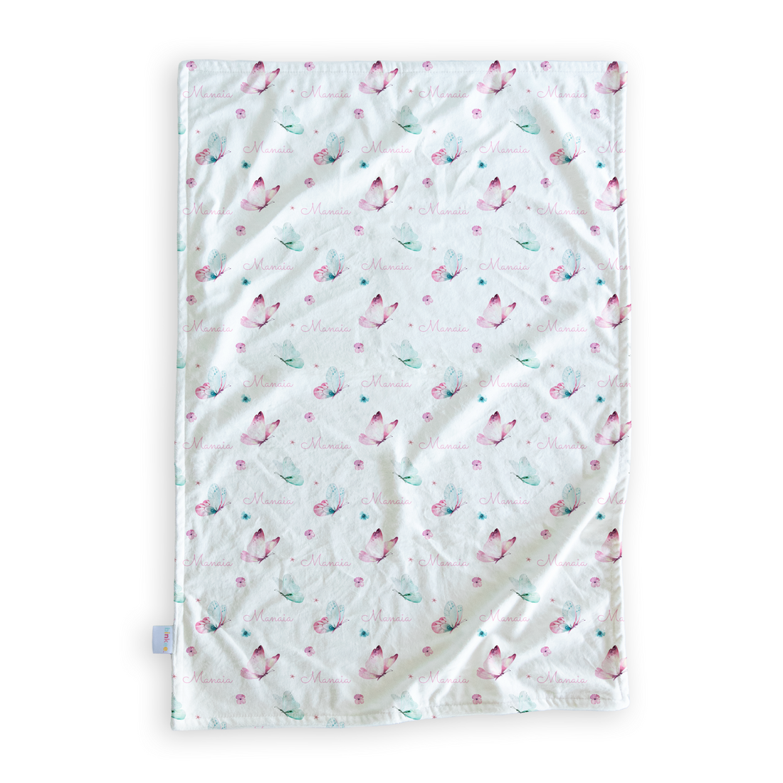 Butterflies - Personalised Minky Blanket