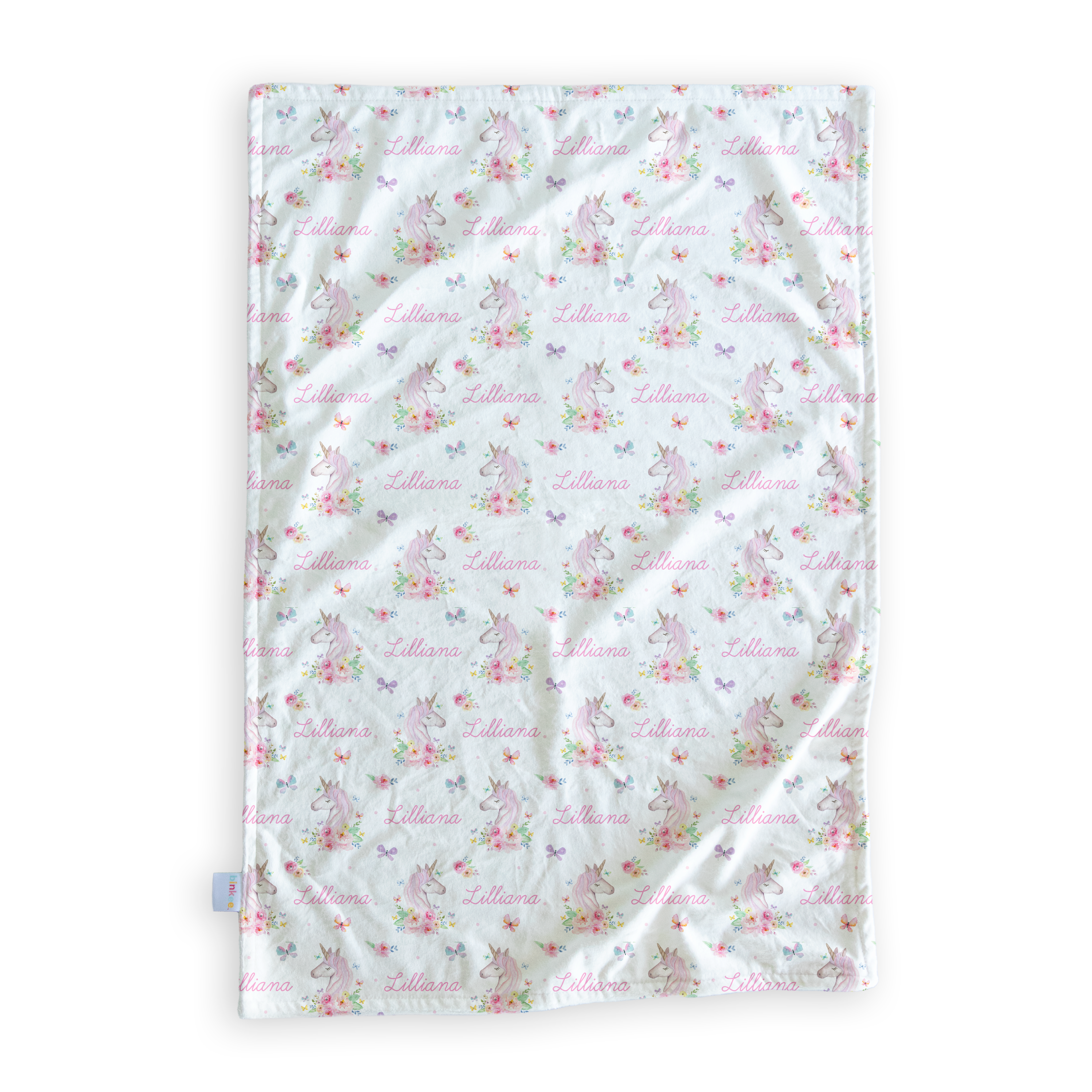 Unicorns - Personalised Minky Blanket