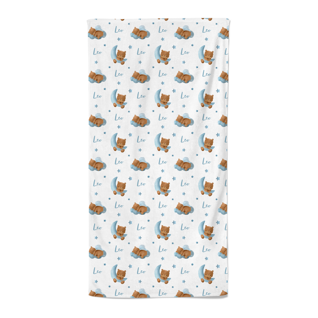 Blue Bear - Personalised Towel