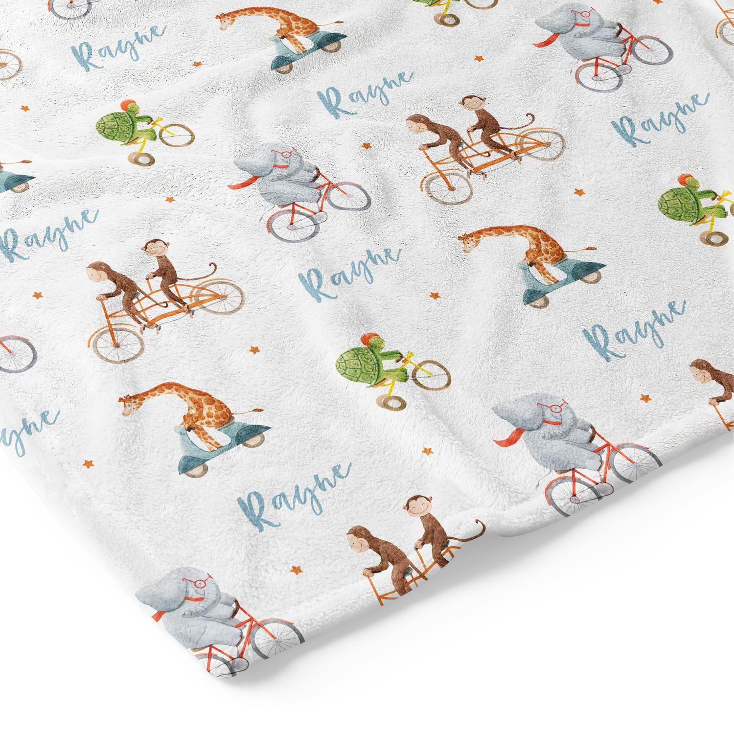 Bicycle Pals - Personalised Keepsake Blanket